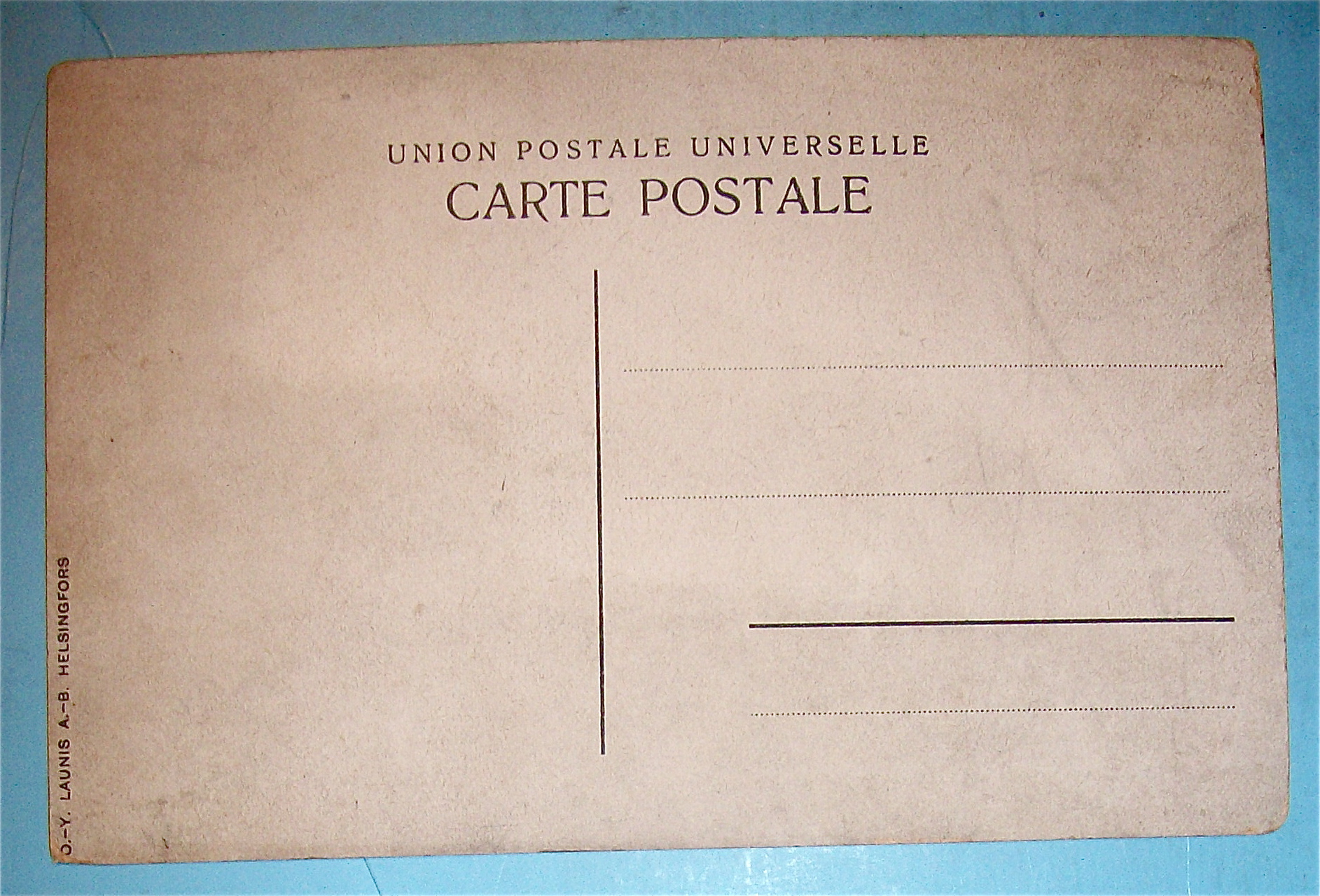 Von Konow och Hans Korpral Postcard