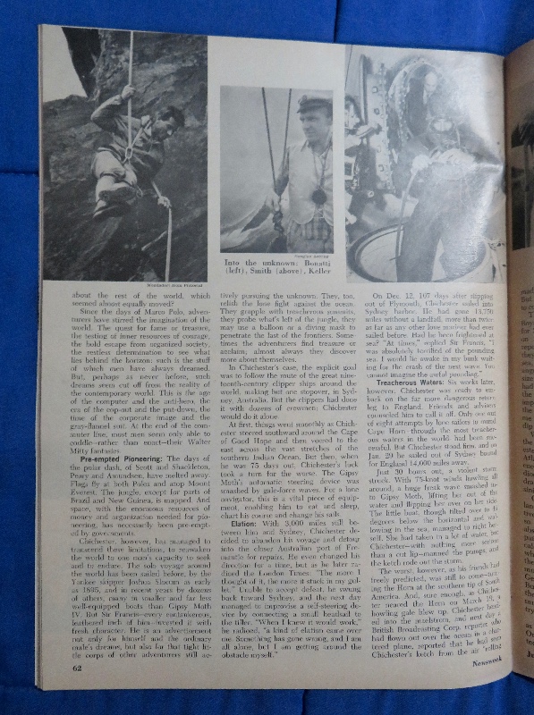 Newsweek Magazine June 12, 1967 The Adventurers