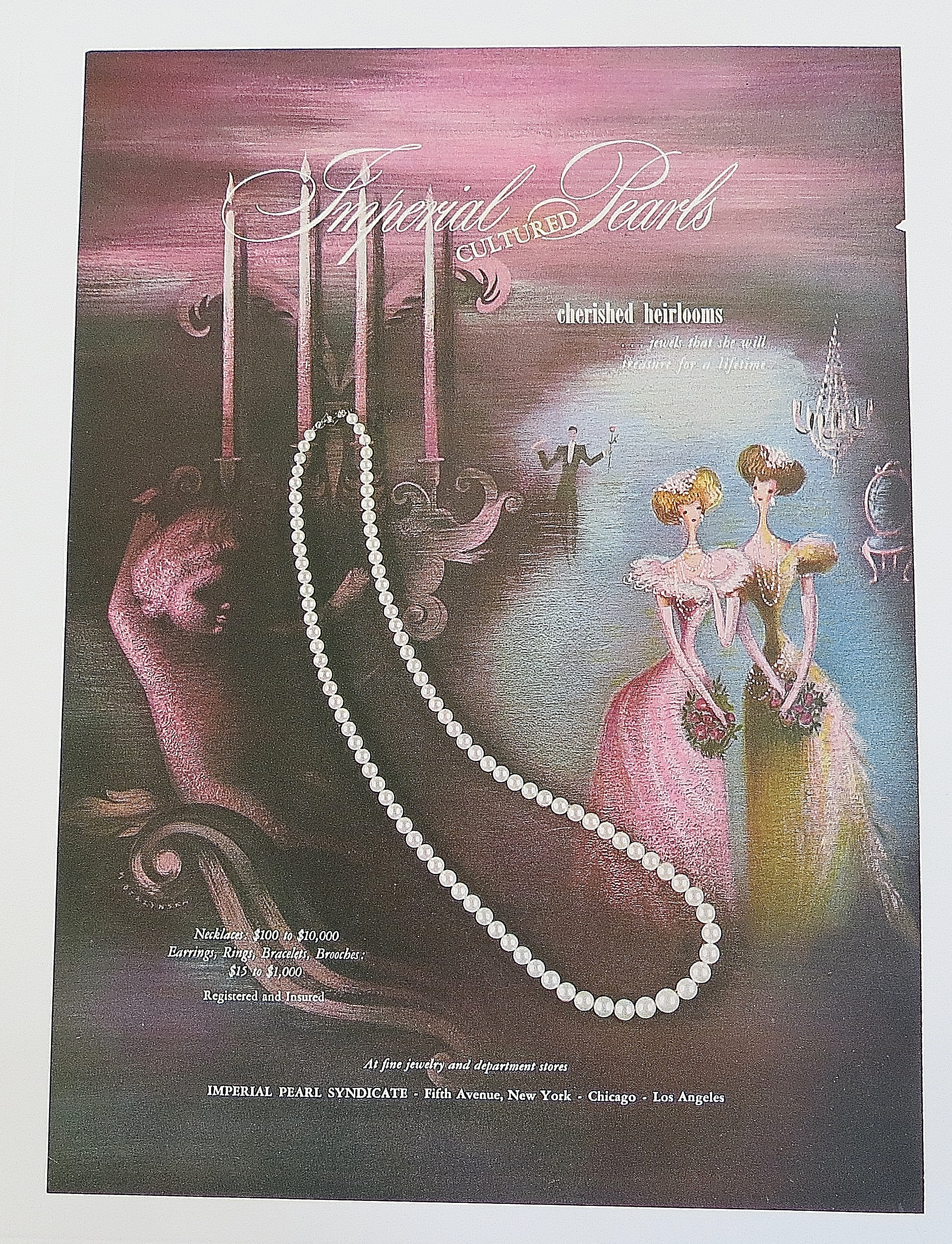 1946 Imperial Pearls With Pearl Necklace