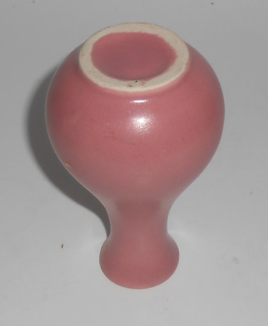 Camark Art Pottery Dusty Rose Bud Vase