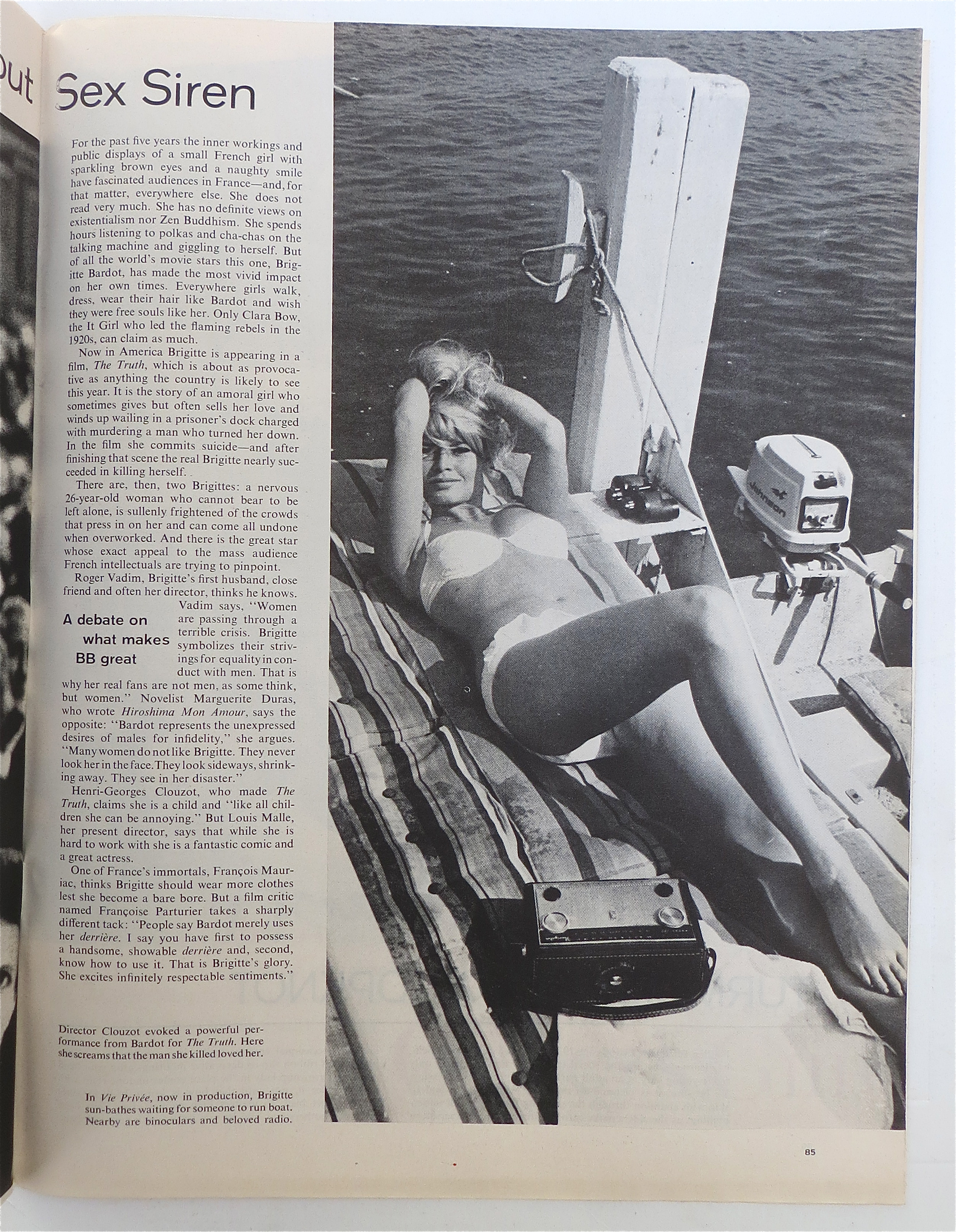 Life Magazine-July 28, 1961-Brigitte Bardot