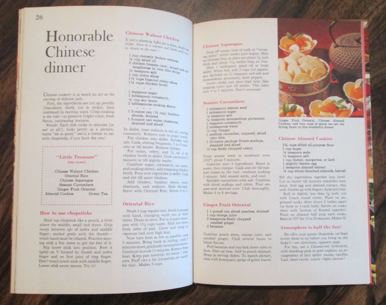 Cookbook Meals with a Foreign Flair 1963