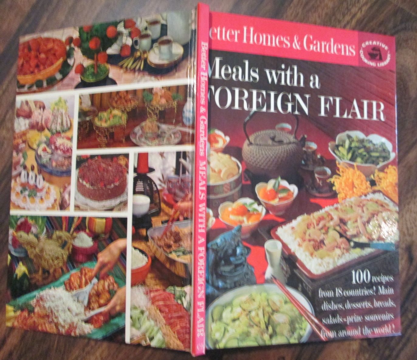 Cookbook Meals with a Foreign Flair 1963