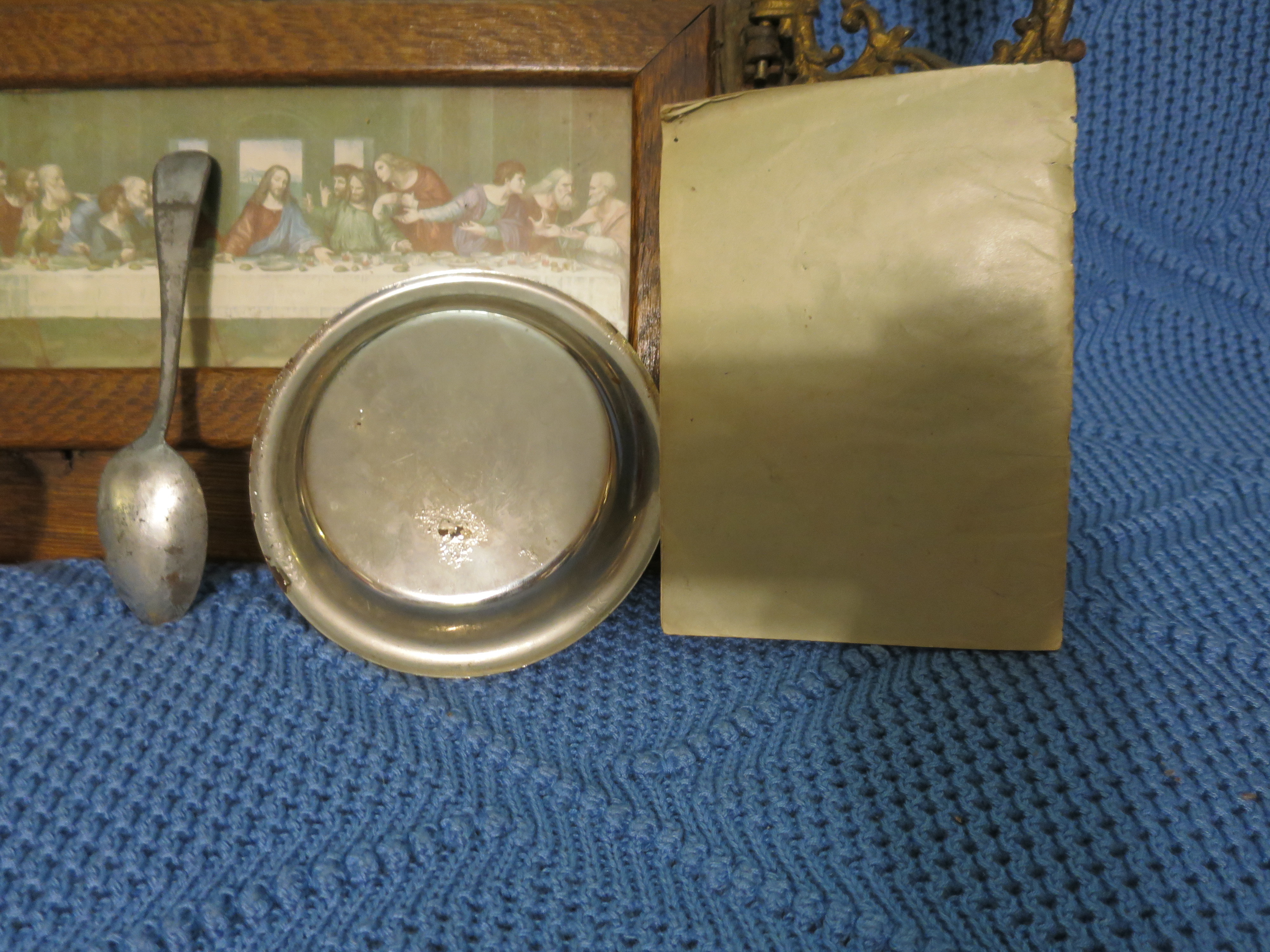 Catholic Thy Holy Name Altar Sick Call Kit Priest Shadowbox Jesus