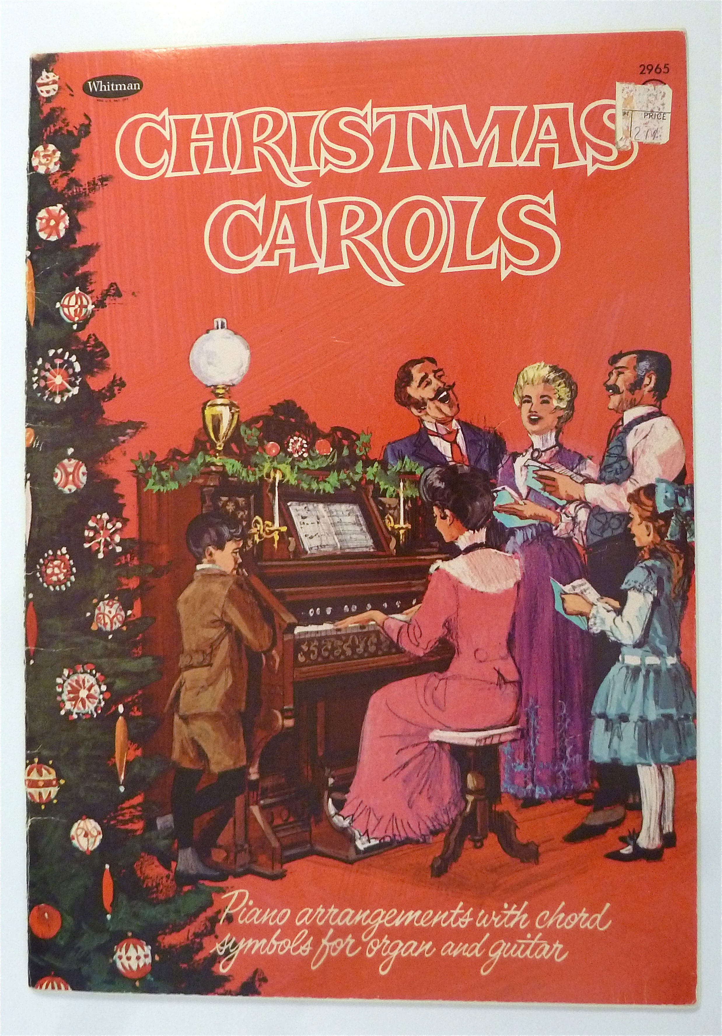 Sheet Music Book For 1964 Christmas Carols