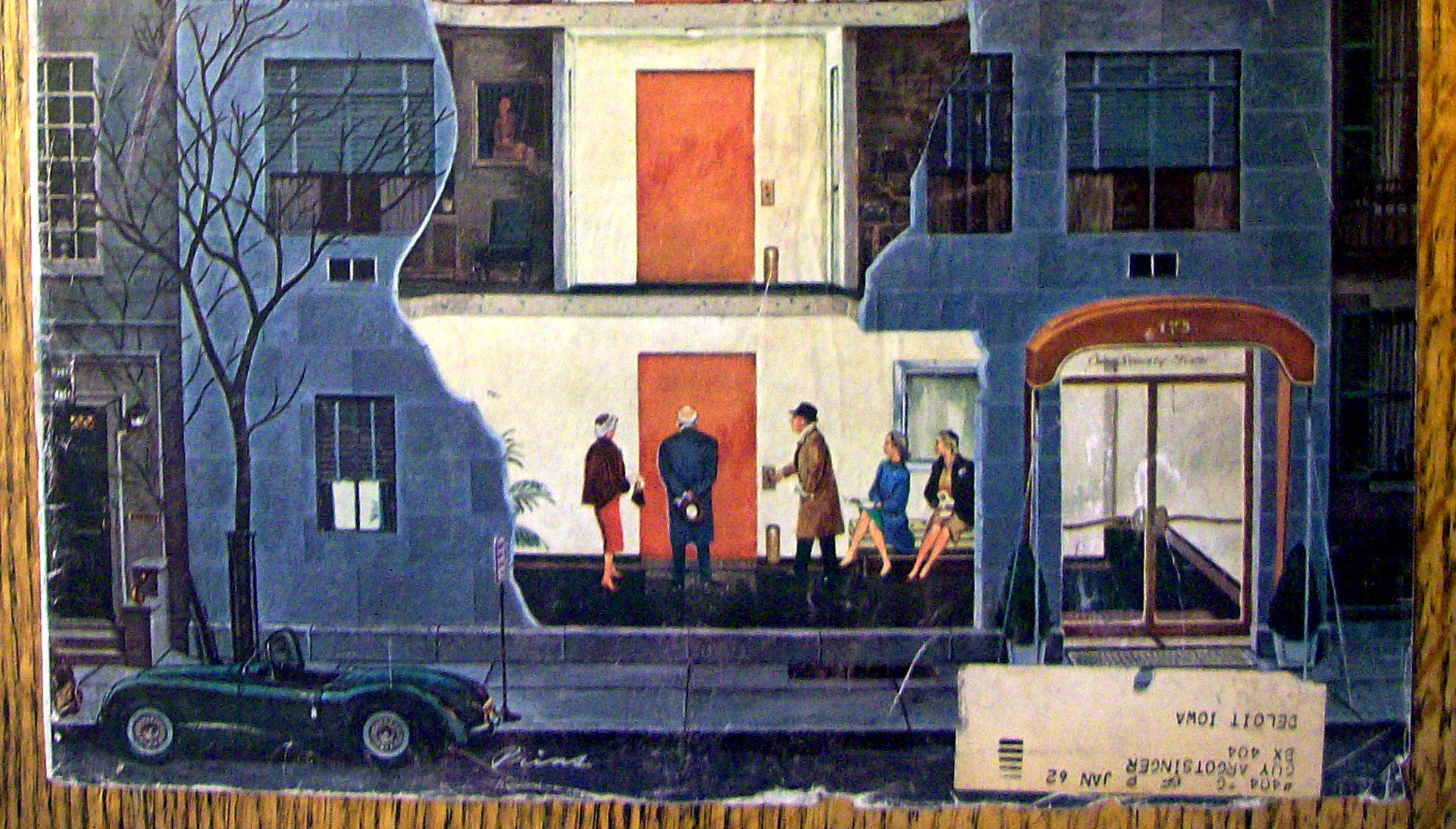 Saturday Evening Post Cover By Prins-February 25, 1961