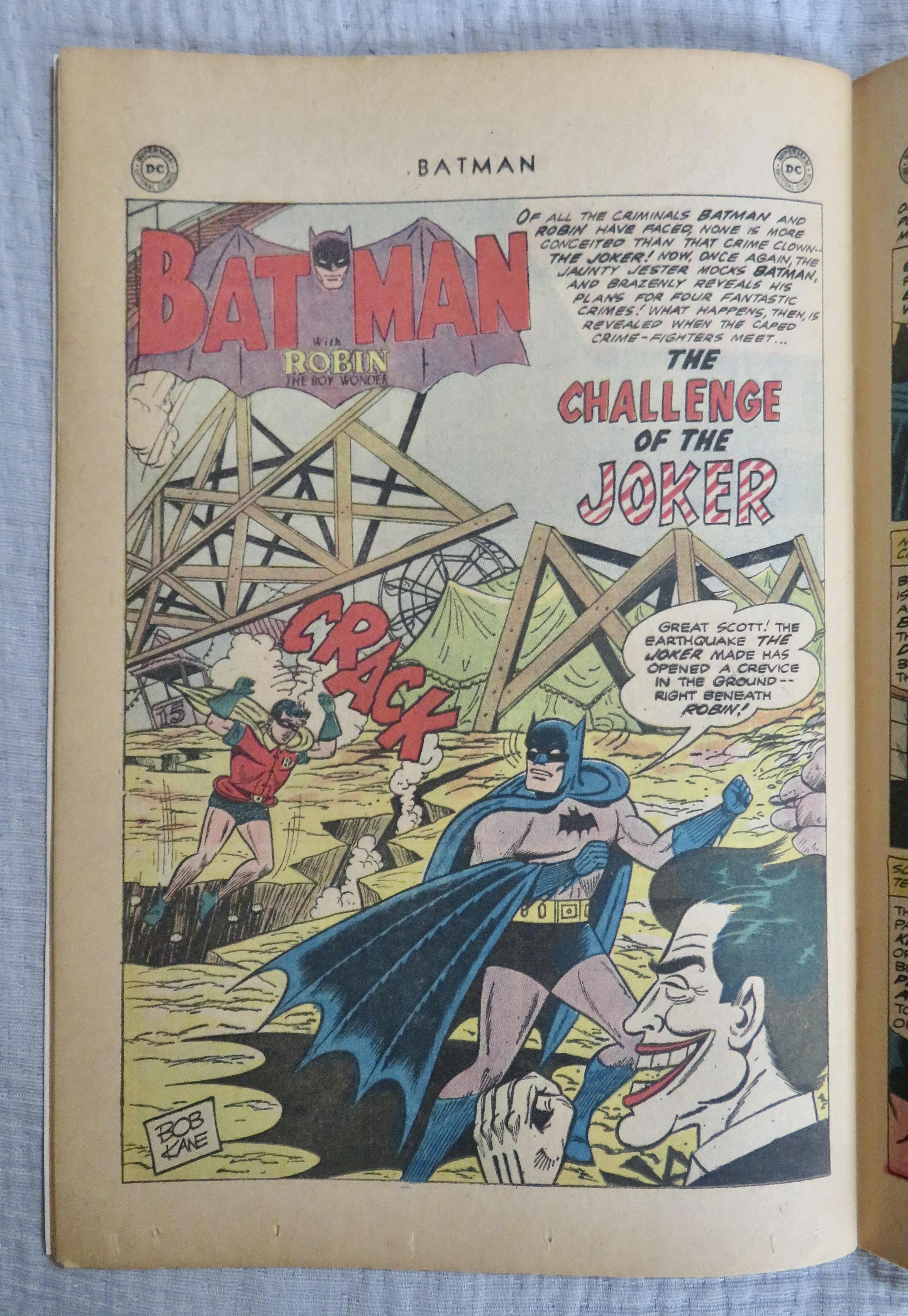 Batman Comic December 1960 Challenge Of The Joker