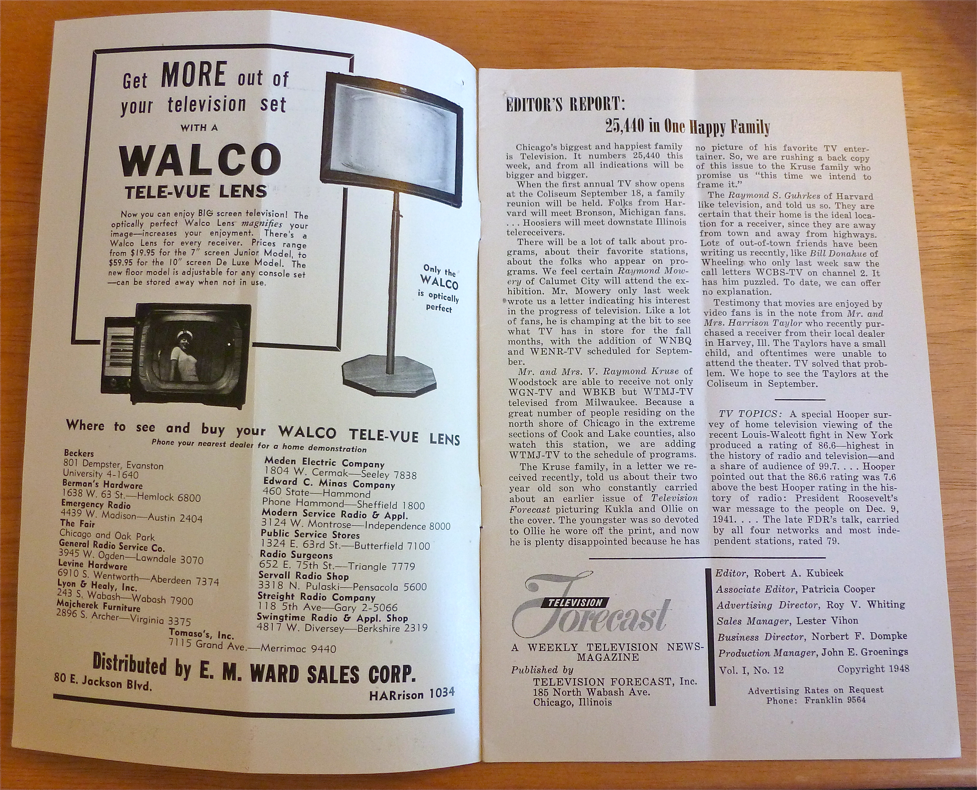 1948 Chicago Television Forecast Vol.1-#12 Lifeguards