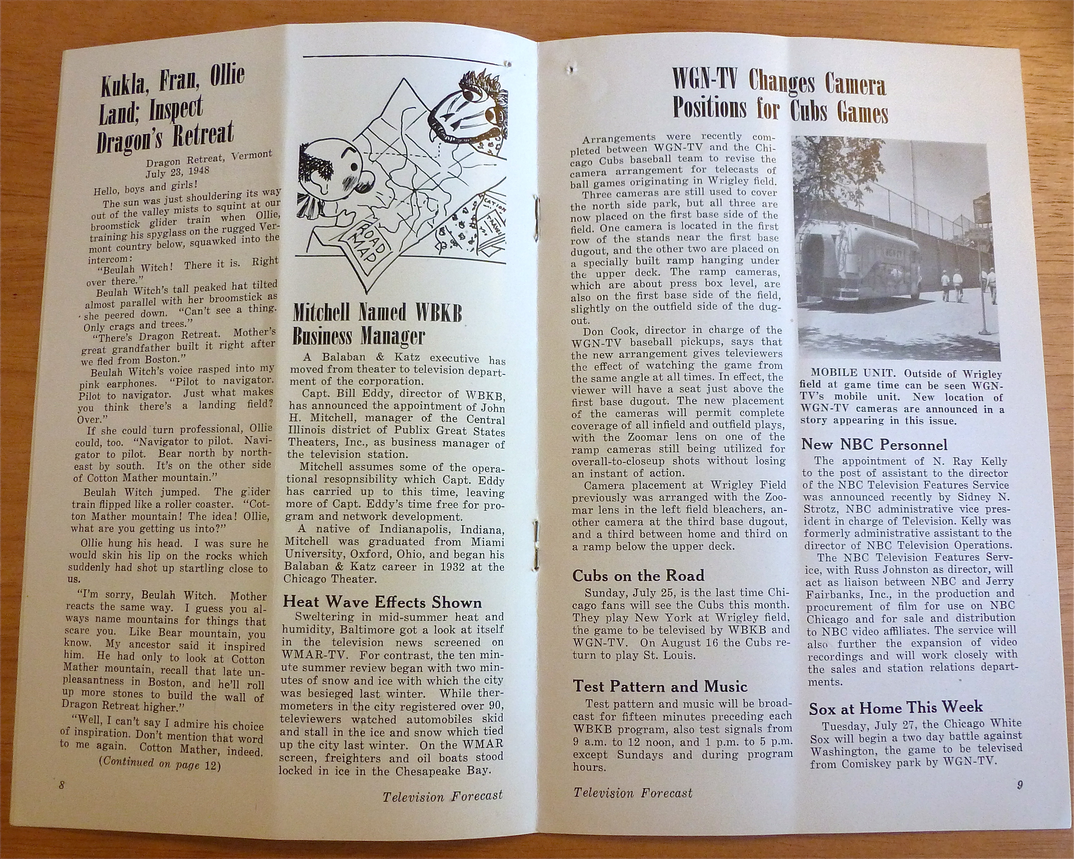 1948 Chicago Television Forecast Vol.1-#12 Lifeguards
