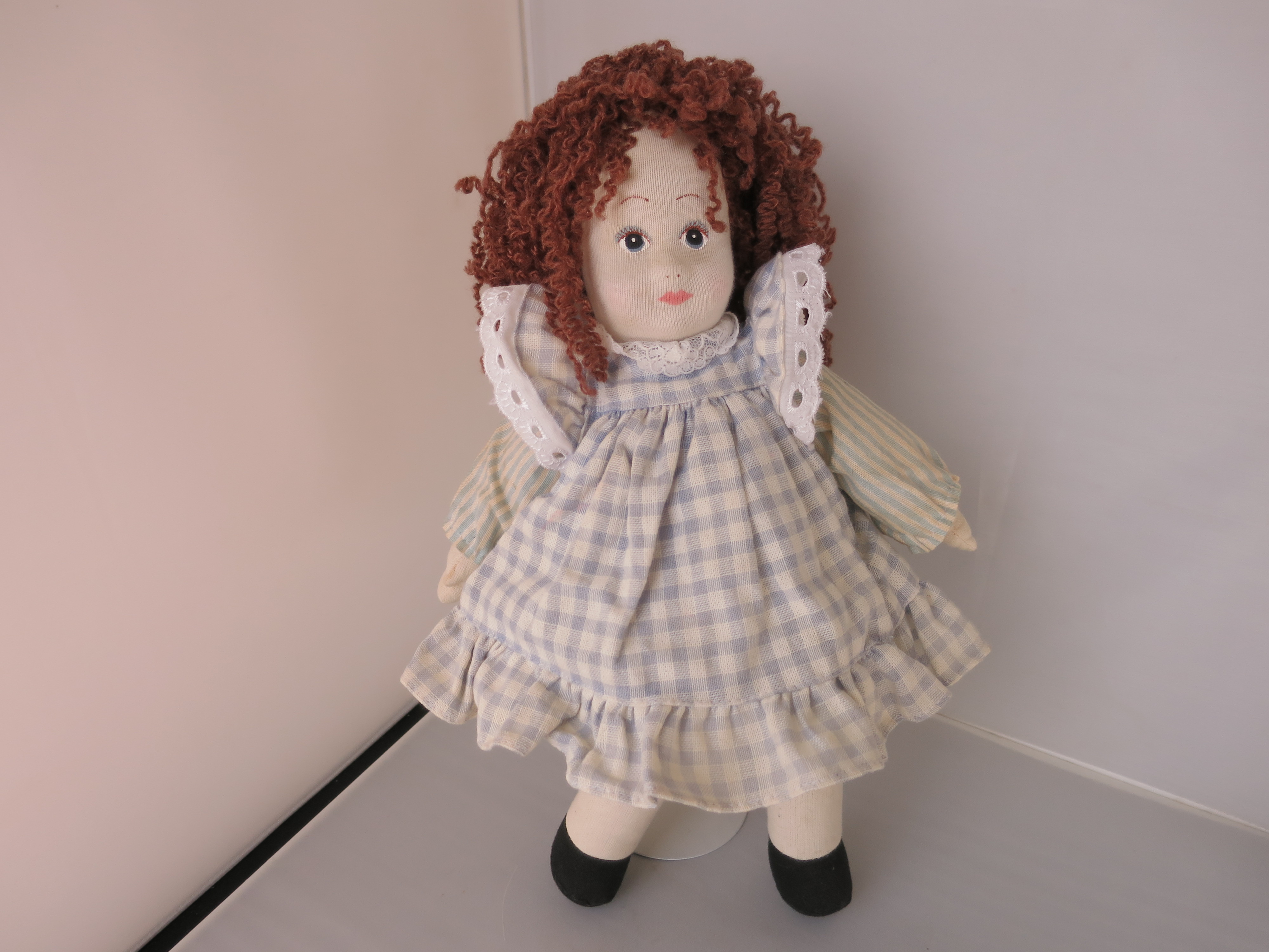 Pier 1 Imports Cloth Doll with Stockinette Painted Face