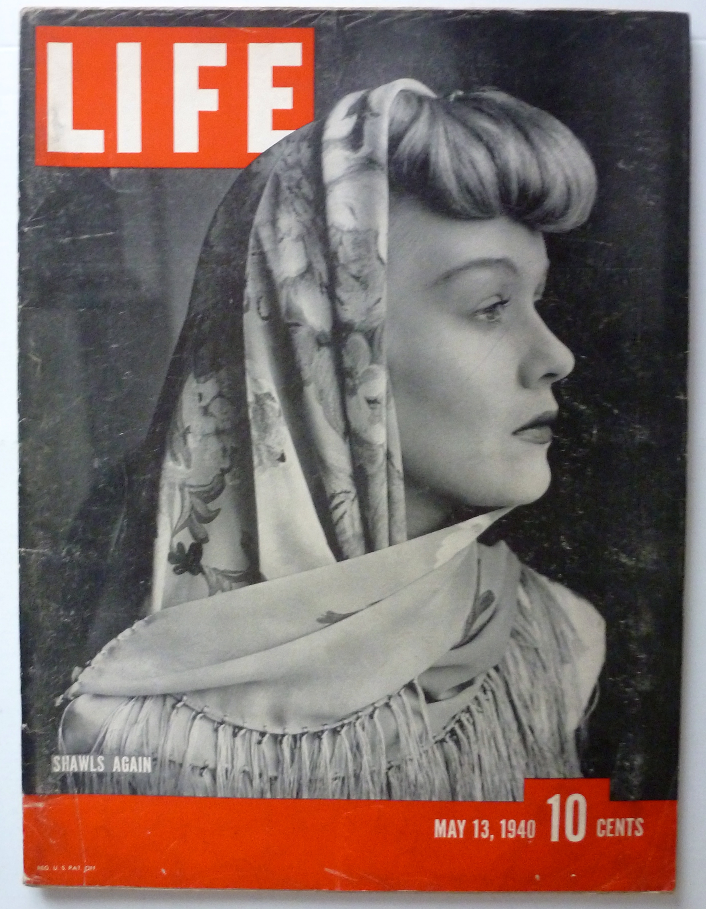 Life Magazine May 13, 1940 Shawls Again