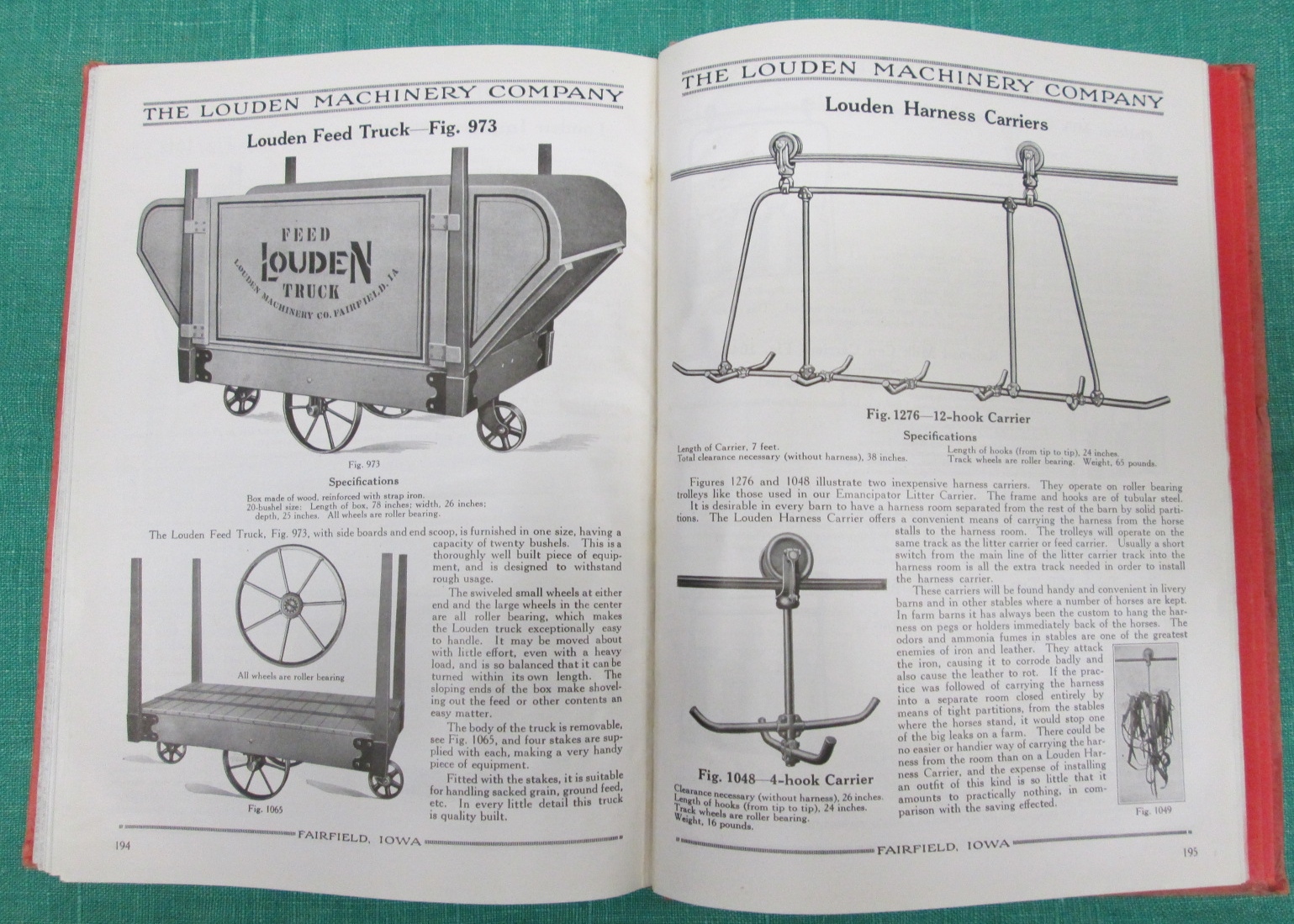 Louden Dairy Barn Door Stable Catalog 1919