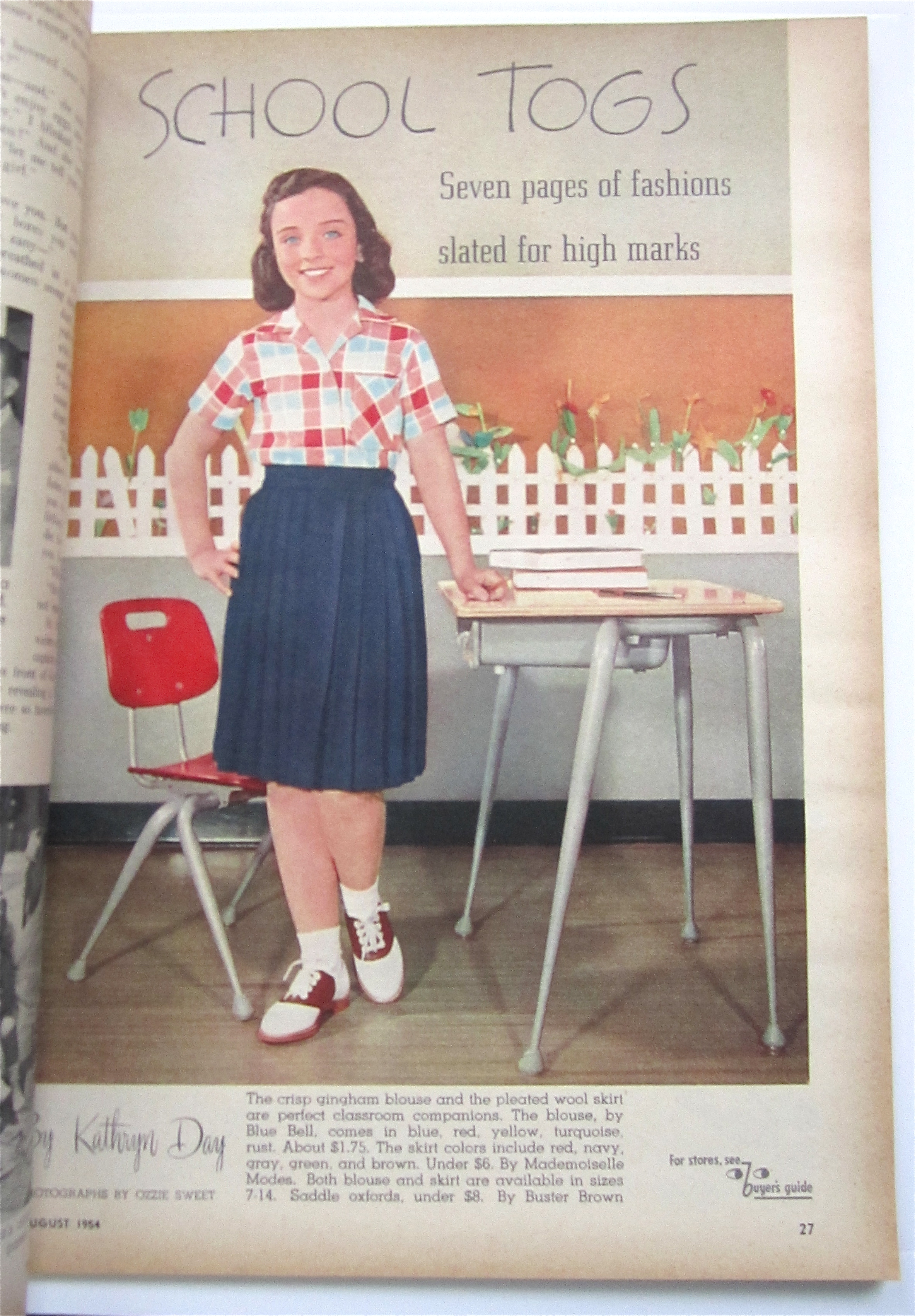 Family Circle Magazine August 1954 Burns & Allen