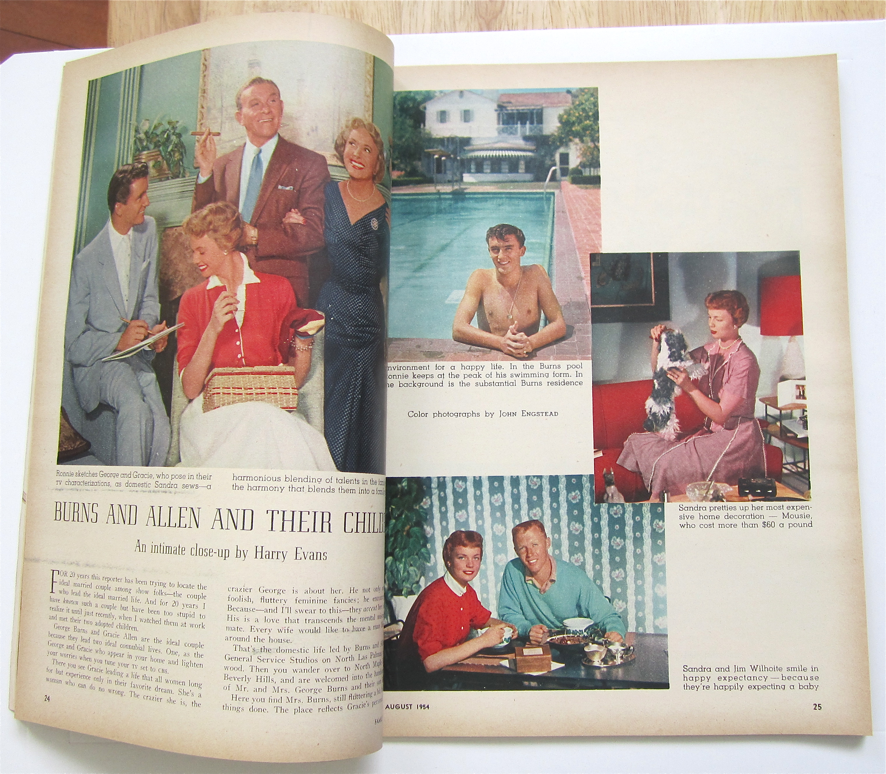 Family Circle Magazine August 1954 Burns & Allen