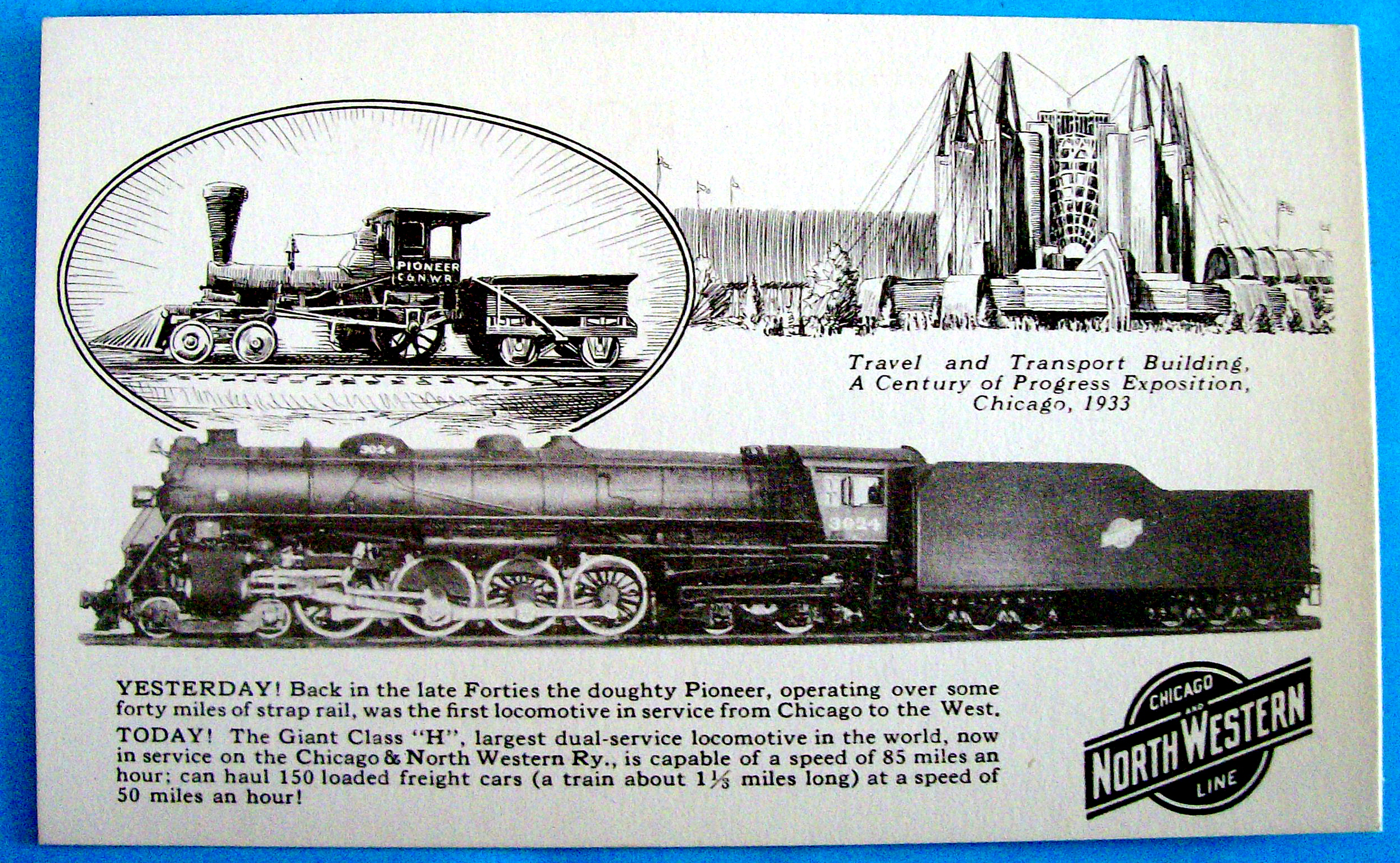 1933 Century of Progress, Chicago & Northwestern