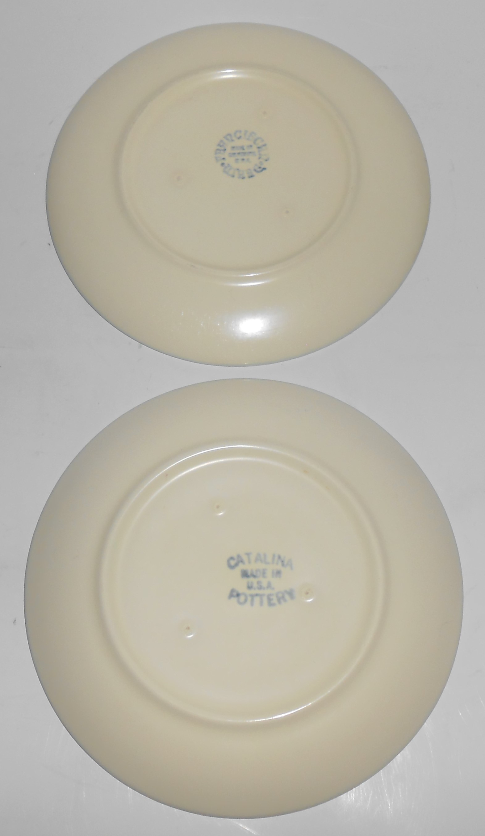 Catalina Pottery Rancho Duotone Ware Satin Turquoise Br