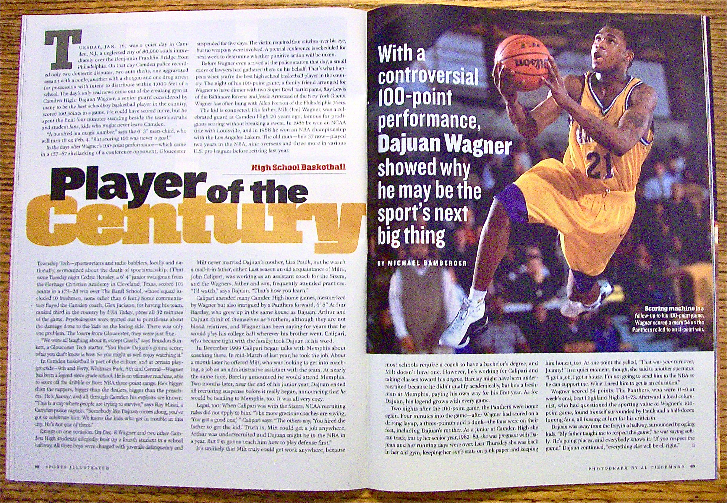 Sport Illustrated Magazine January 29, 2001 T. Siragusa