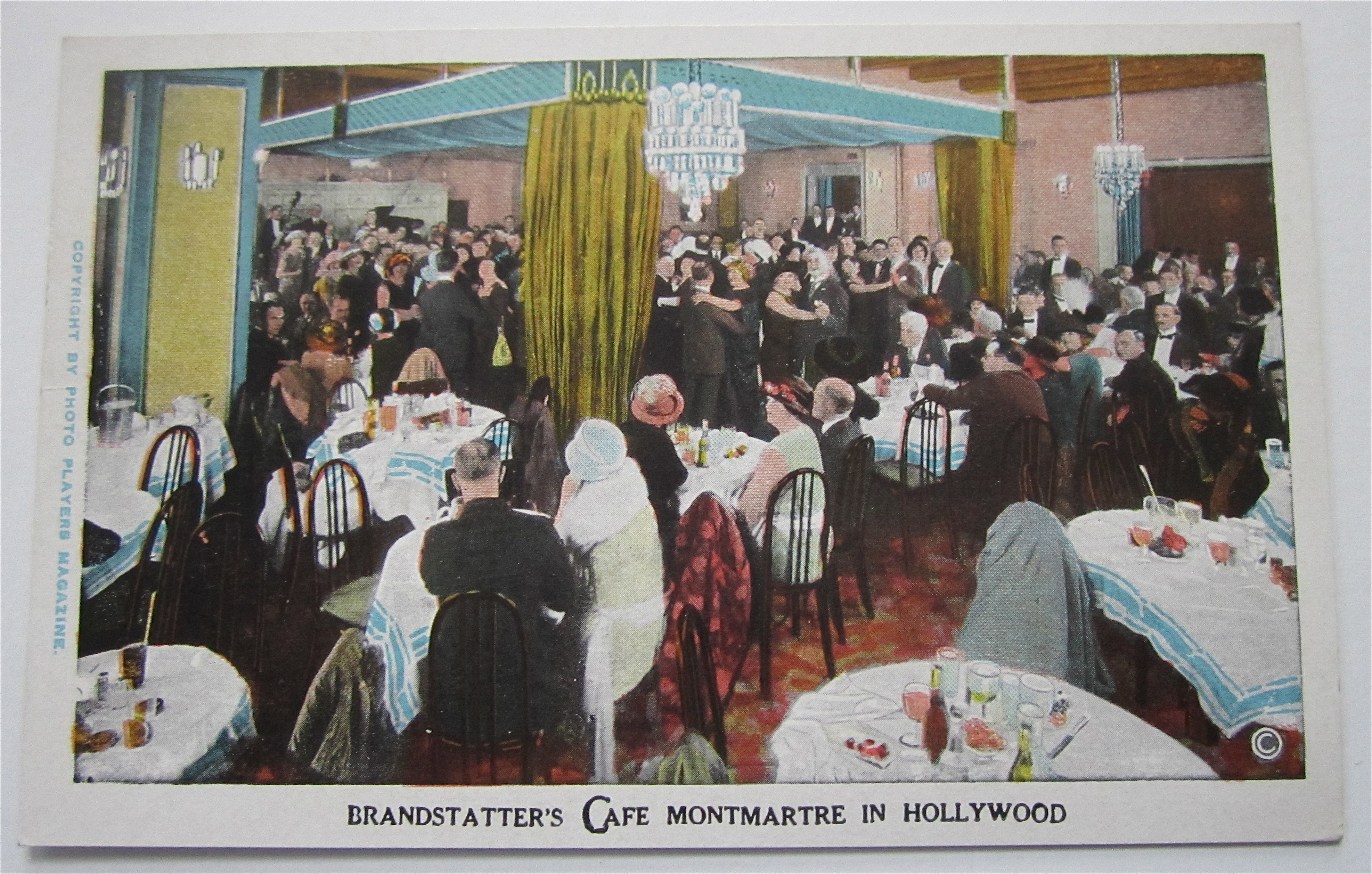 Brandstatter's Cafe Montmartre In Hollywood Postcard