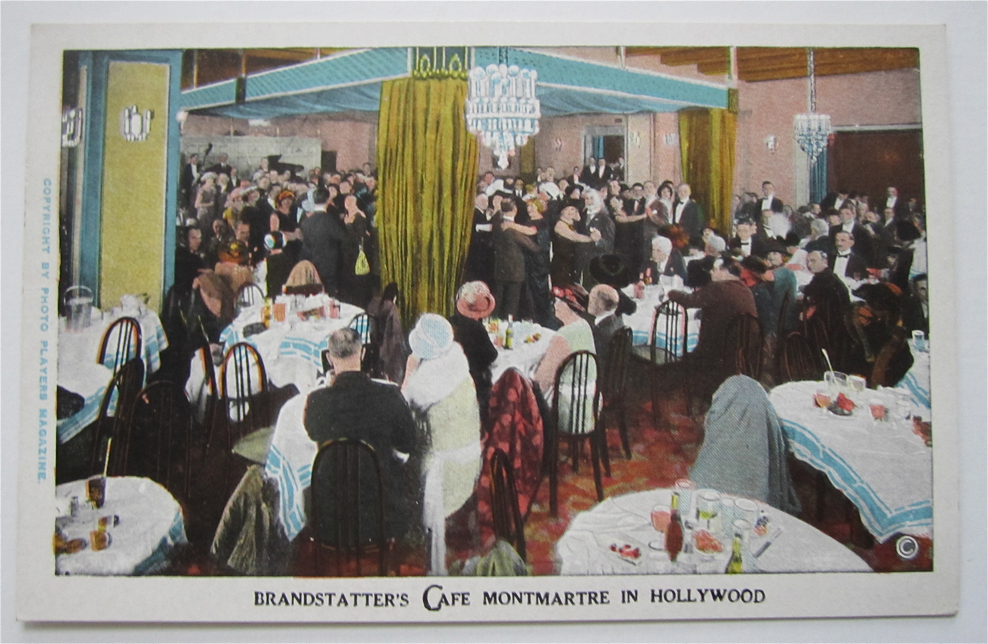 Brandstatter's Cafe Montmartre In Hollywood Postcard