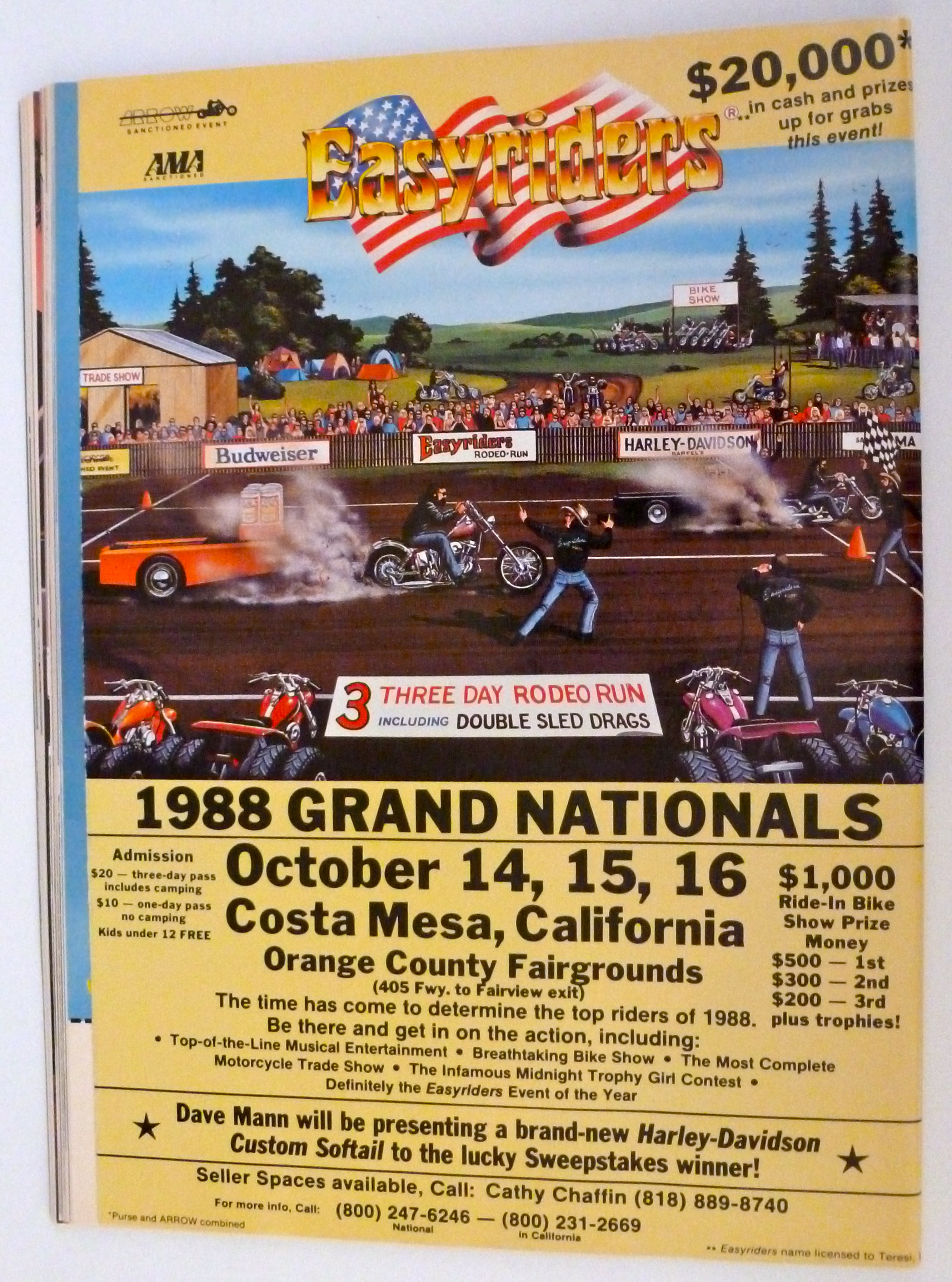 Easyriders November 1988 Baddest Rodeo