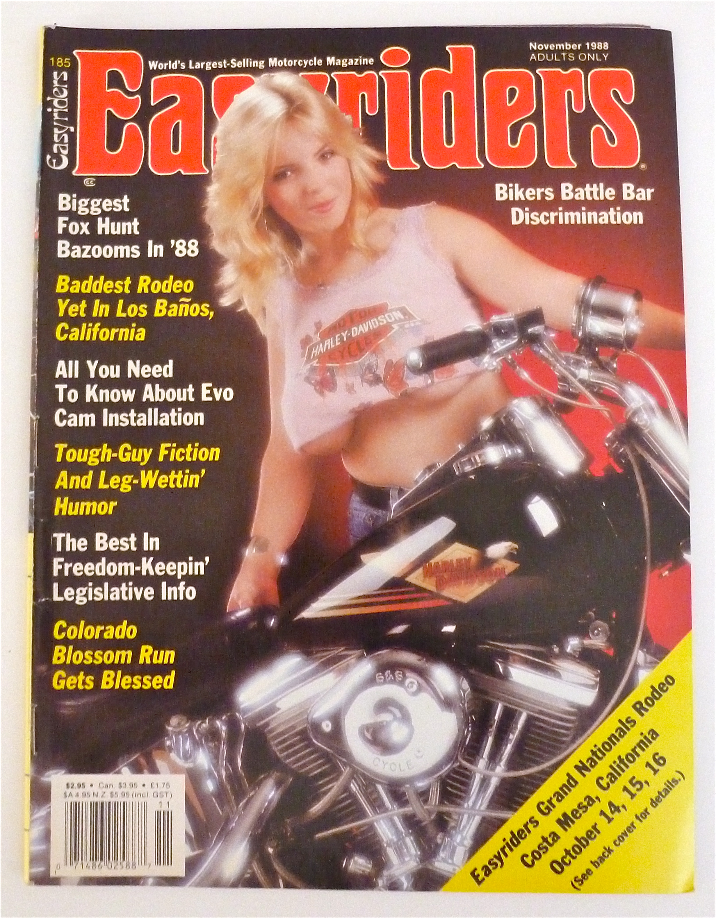 Easyriders November 1988 Baddest Rodeo