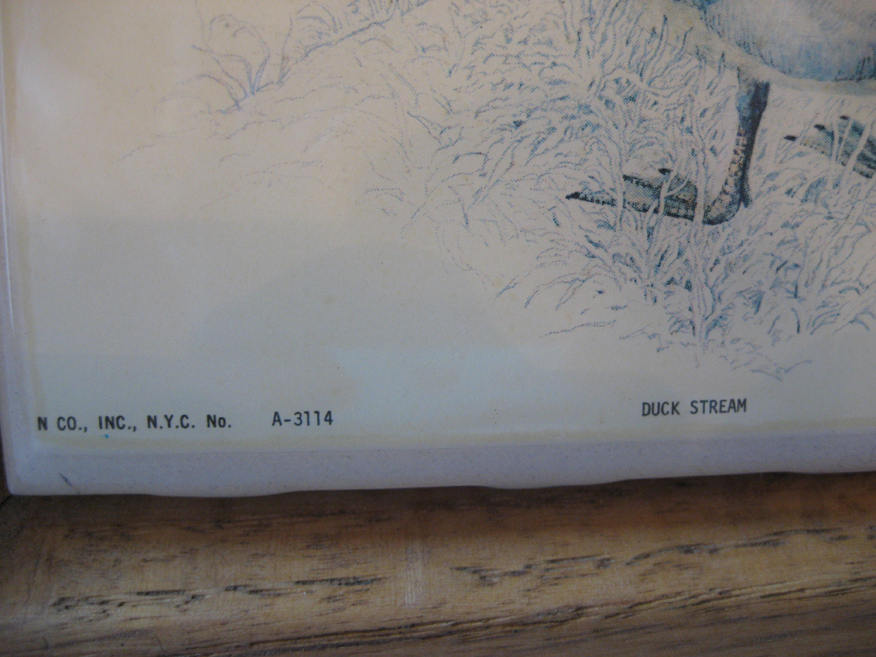 Duck Stream Framed Tile