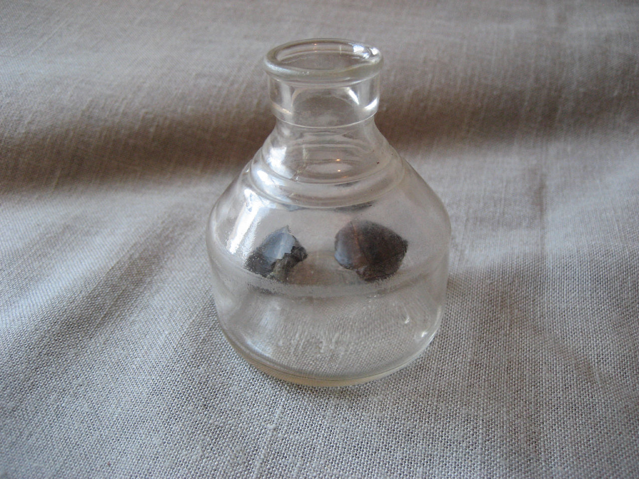 Vintage Glass Ink Bottle