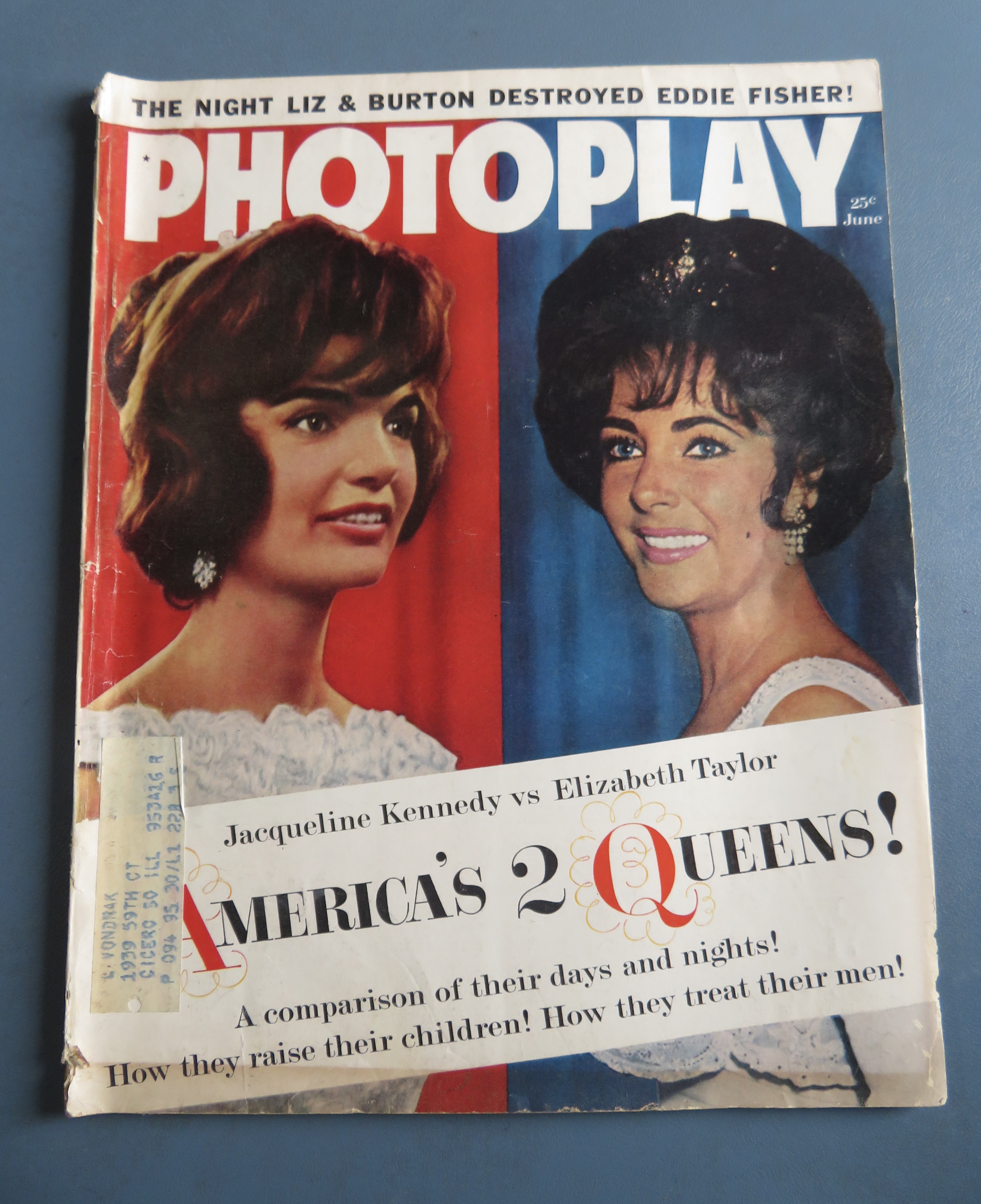 Photoplay Magazine June 1962 America's 2 Queens