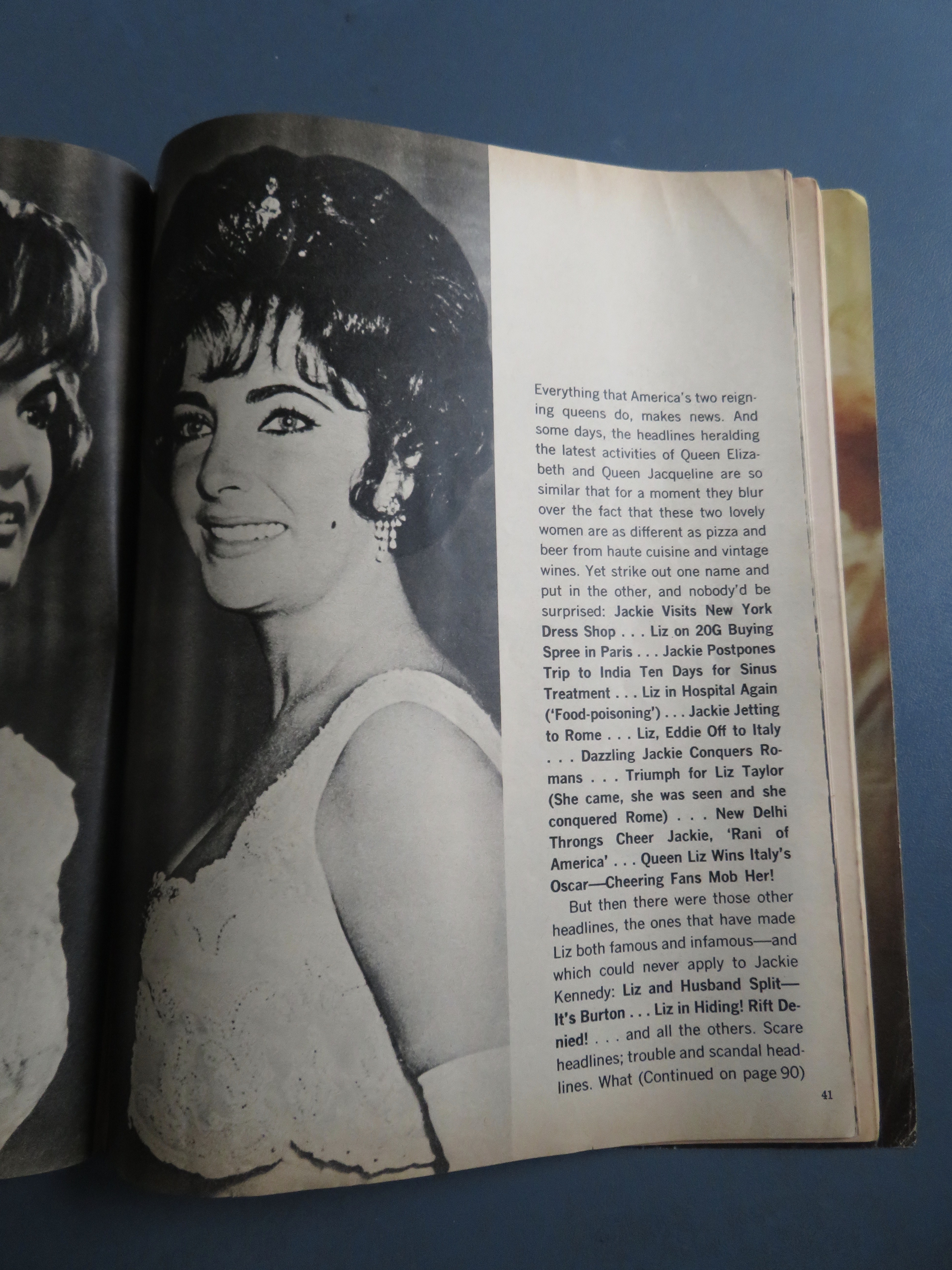 Photoplay Magazine June 1962 America's 2 Queens