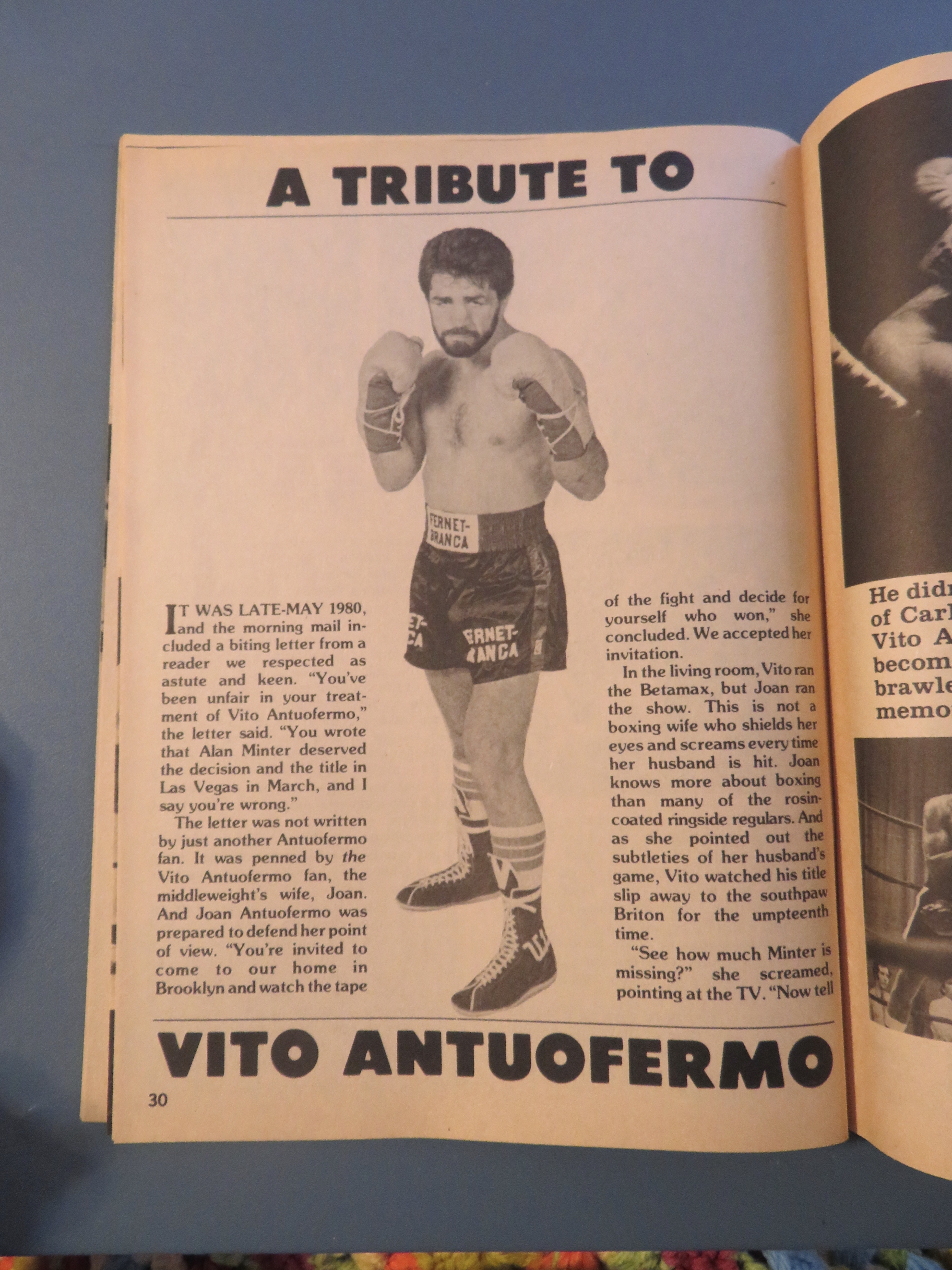 Big Book Of Boxing Magazine May 1982 Holmes vs Cooney