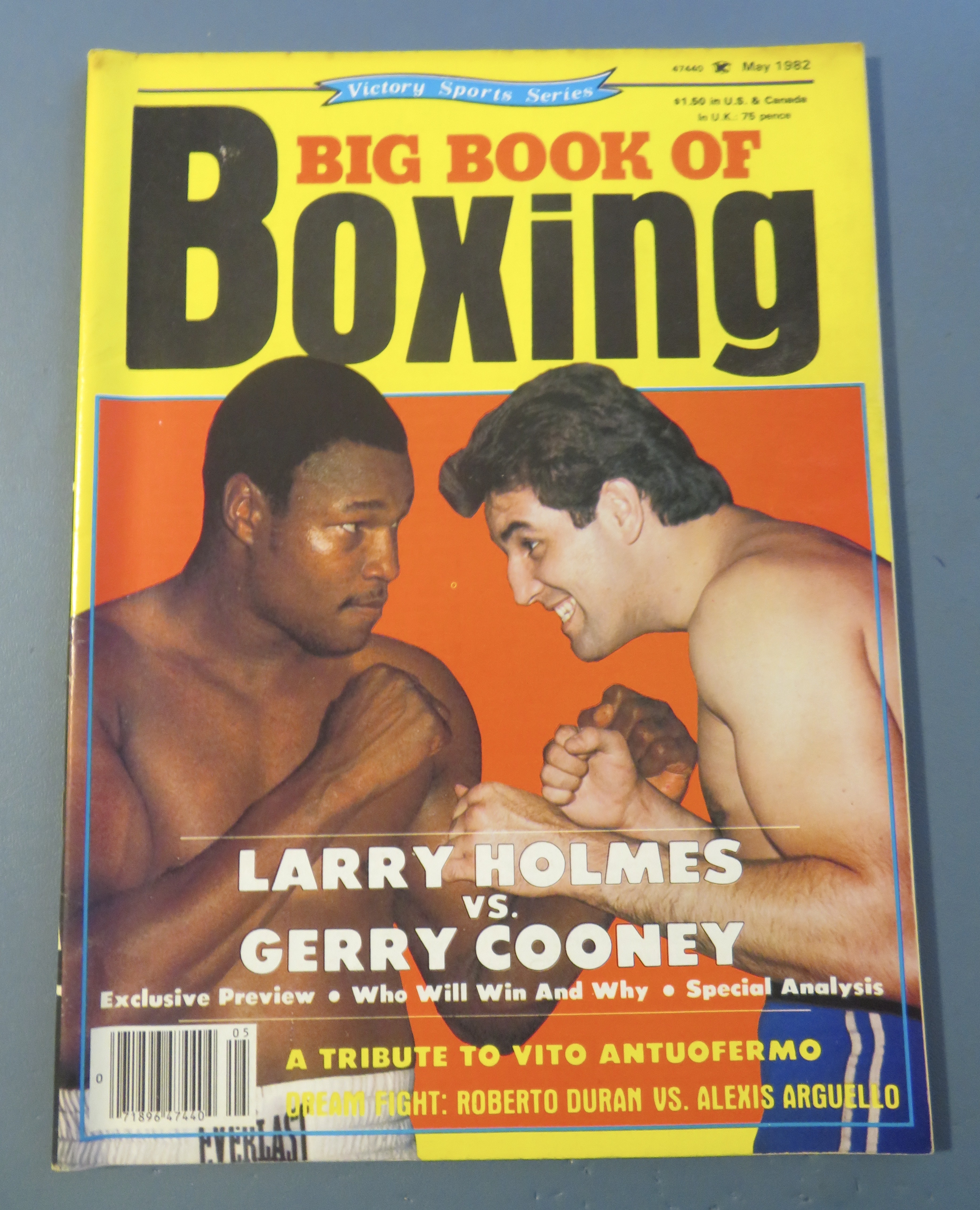 Big Book Of Boxing Magazine May 1982 Holmes vs Cooney