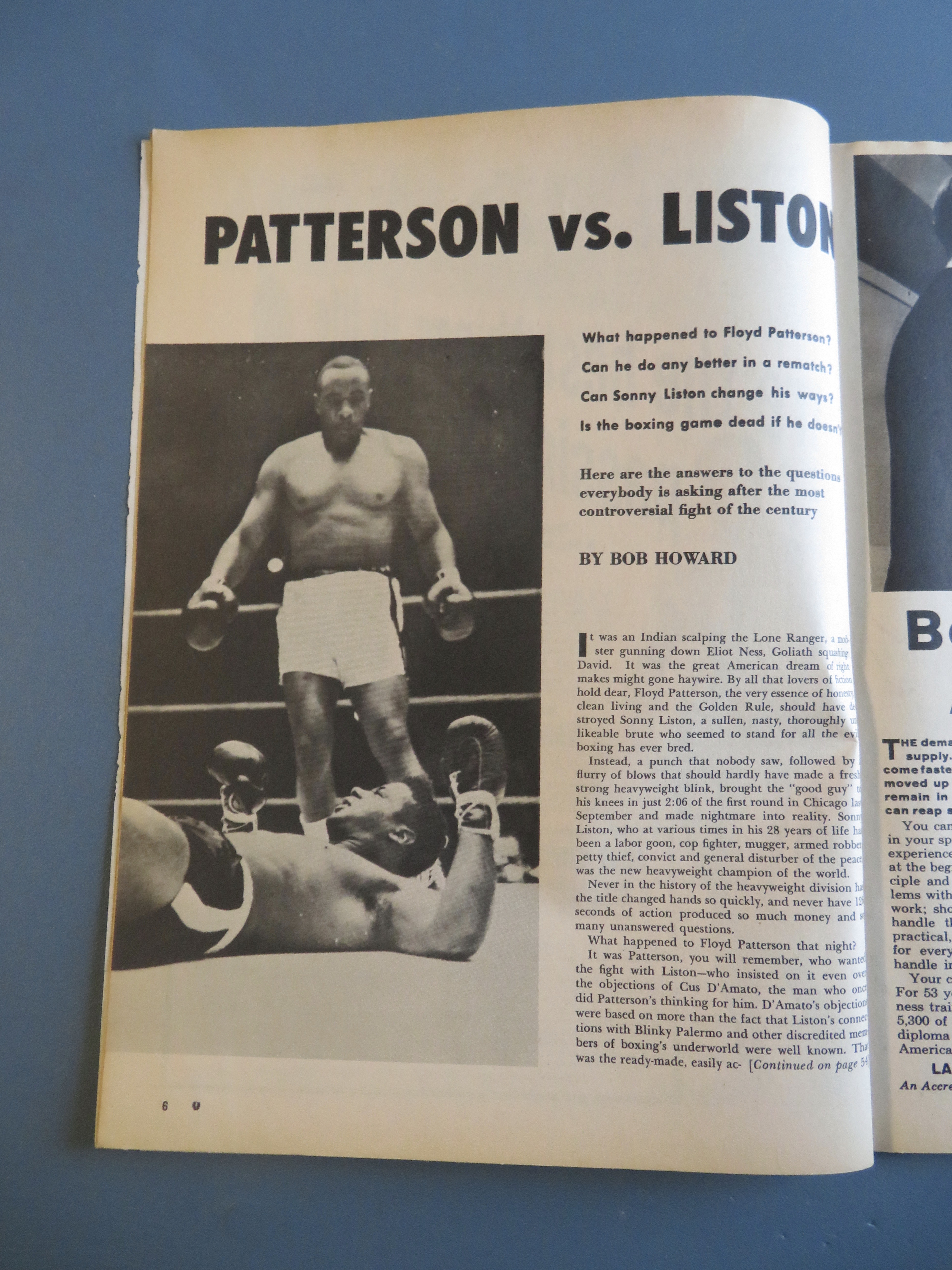 Boxing Yearbook Magazine 1963 Jack Dempsey