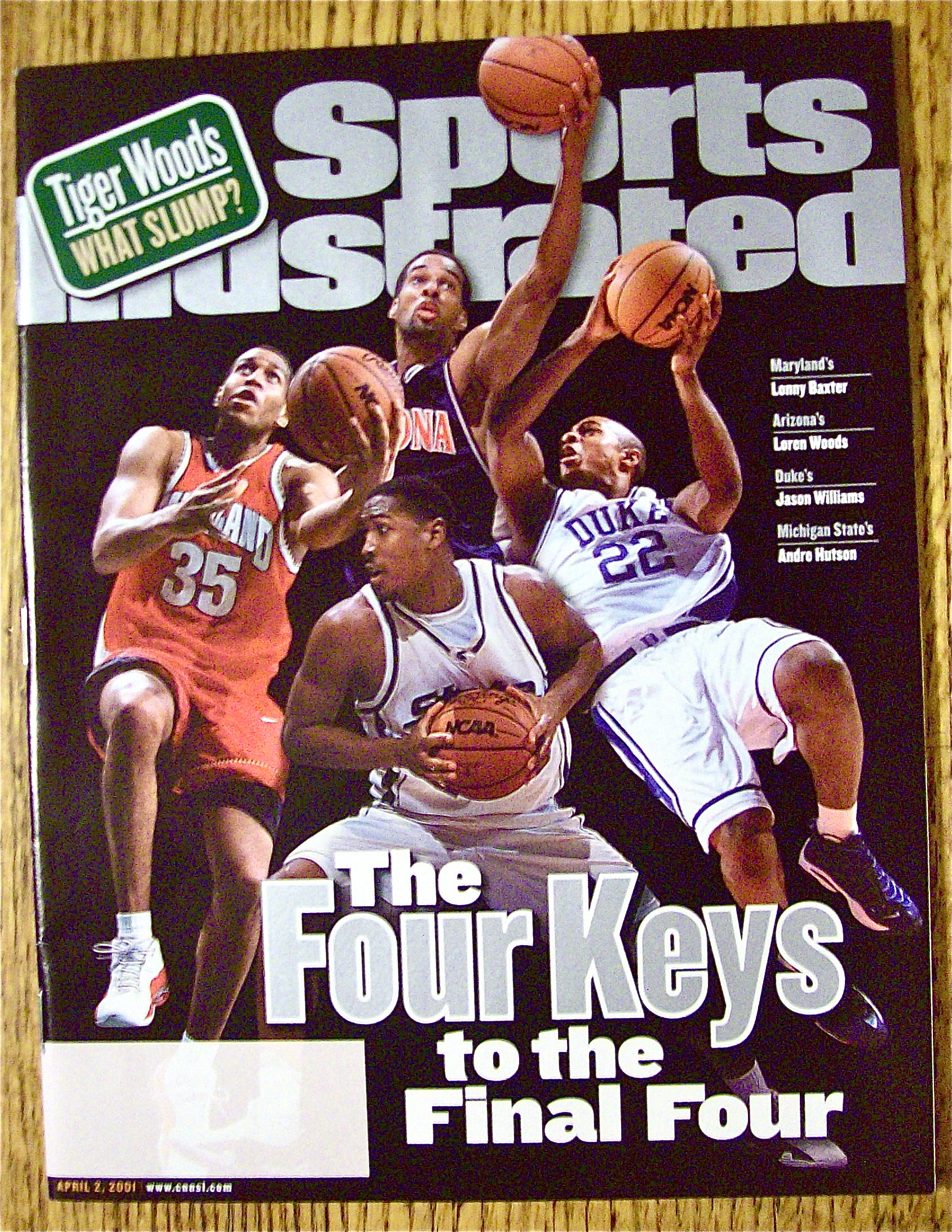 Sports Illustrated Magazine April 2, 2001 Four Keys