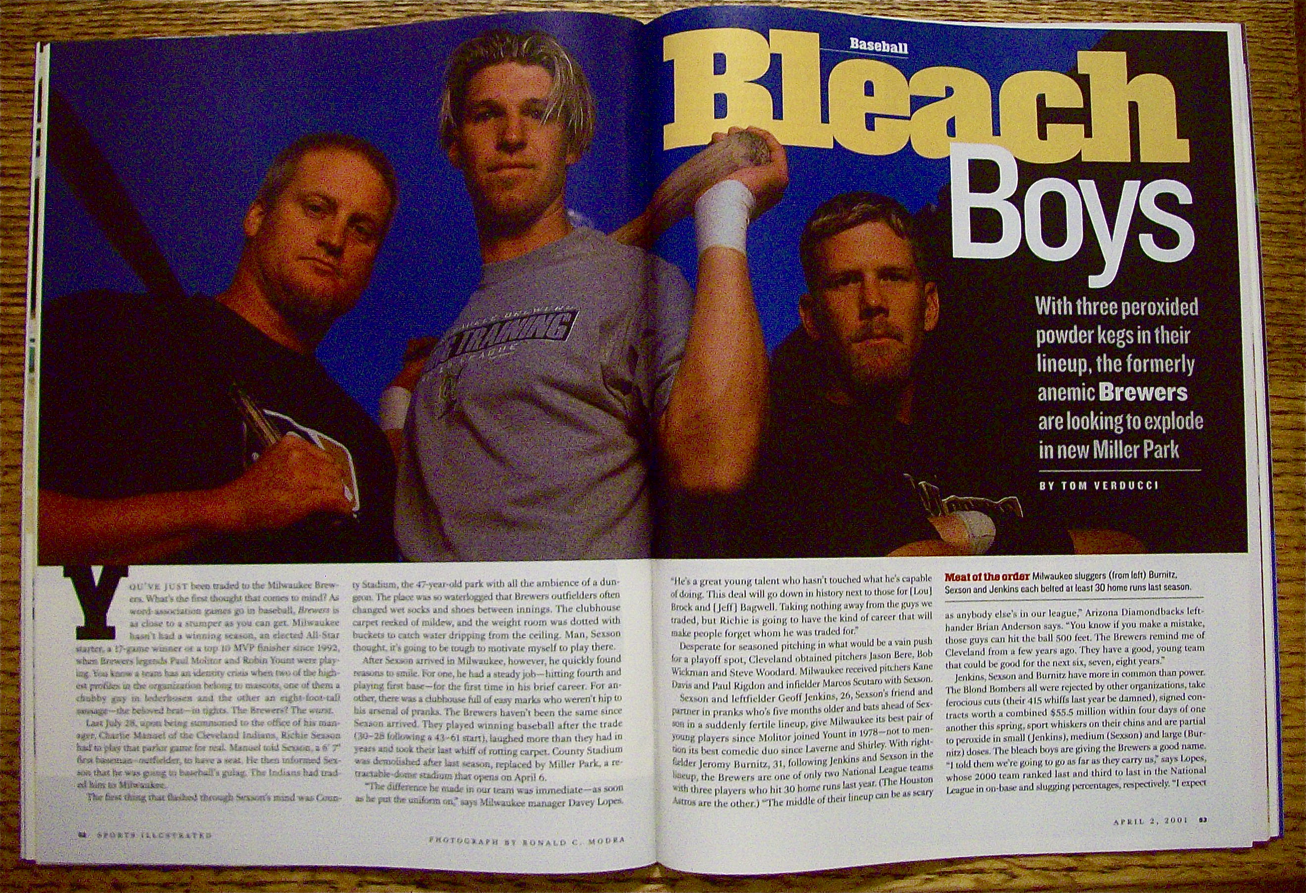 Sports Illustrated Magazine April 2, 2001 Four Keys