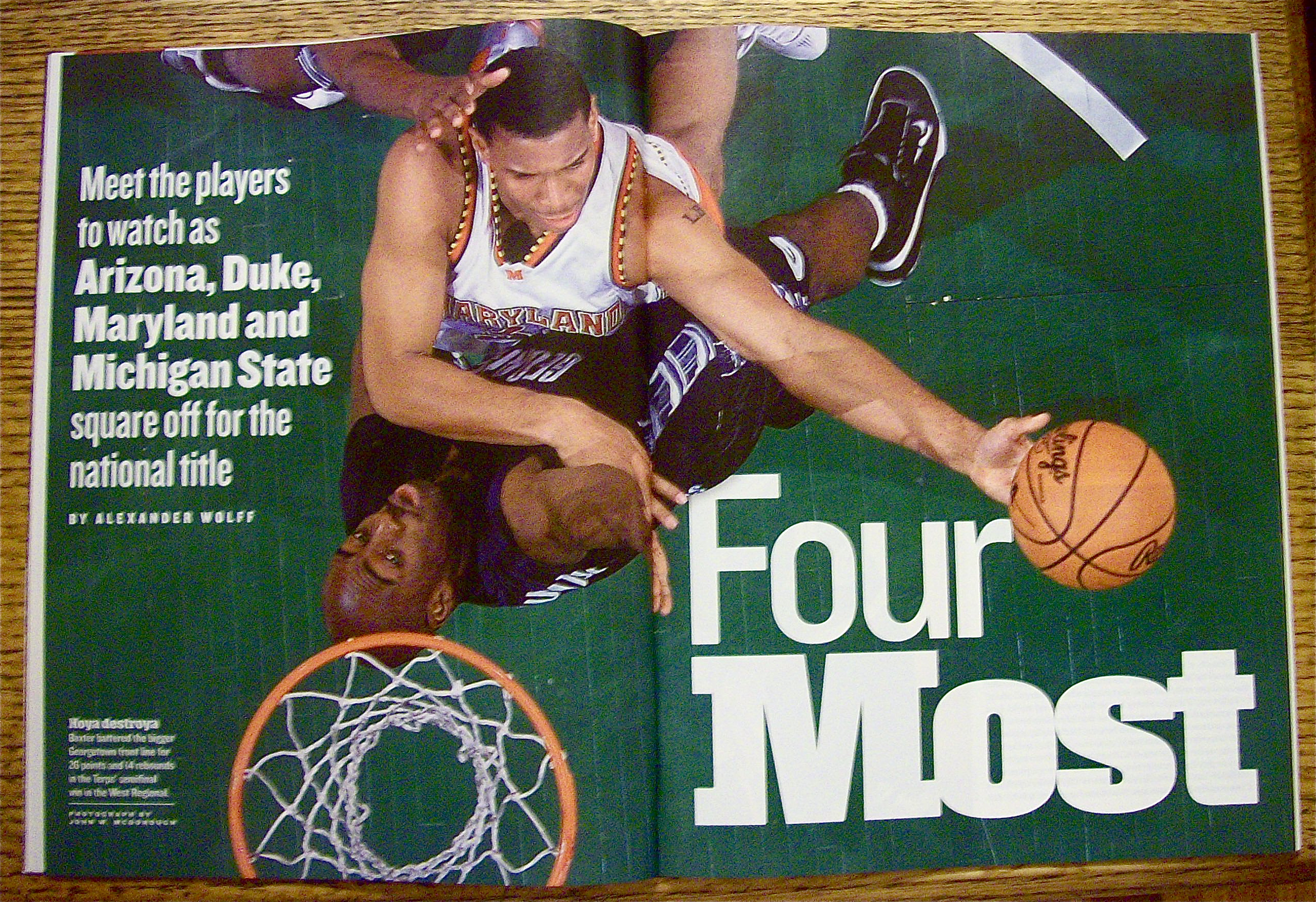Sports Illustrated Magazine April 2, 2001 Four Keys