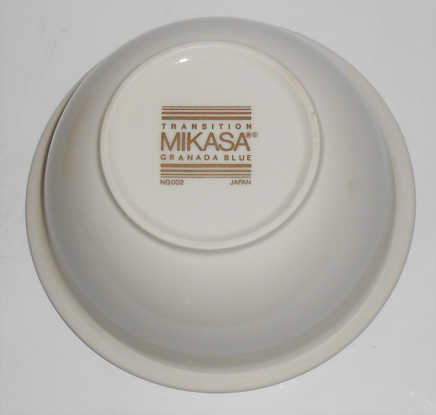 Mikasa Fine China Granada Blue w/Gold Cereal Bowl