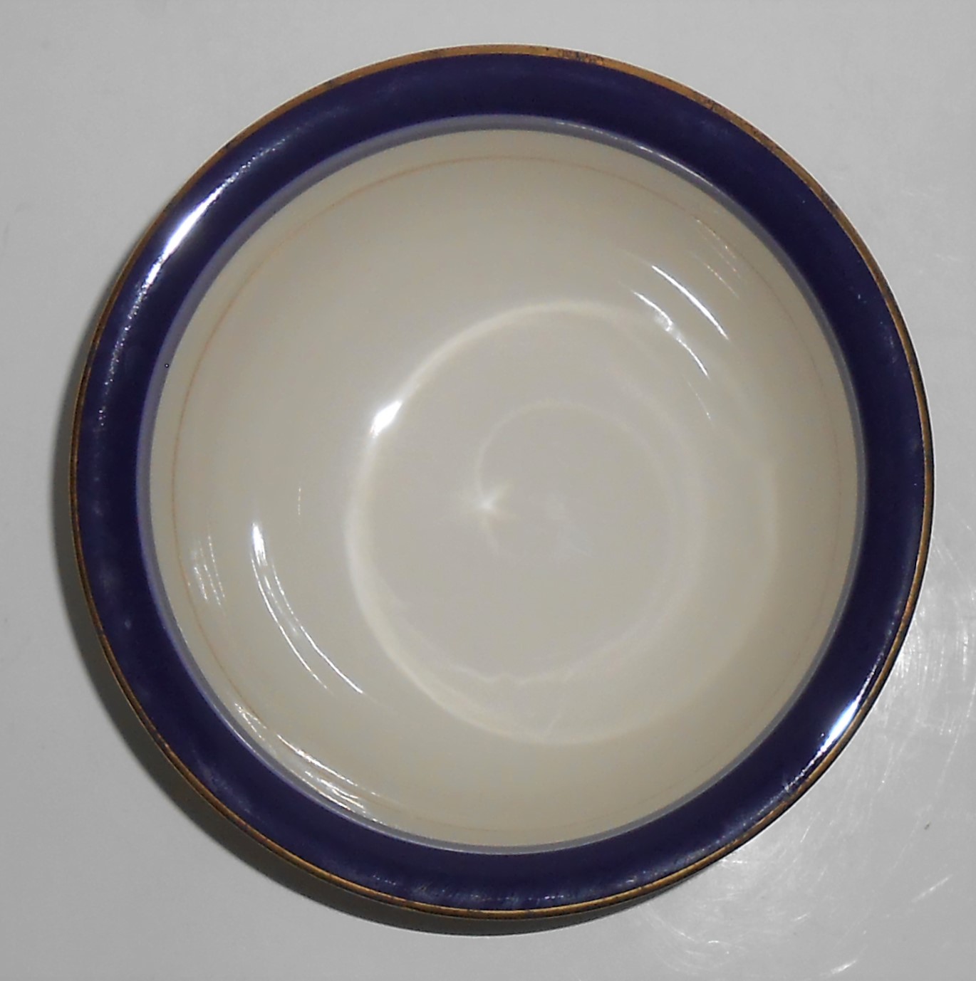 Mikasa Fine China Granada Blue w/Gold Cereal Bowl