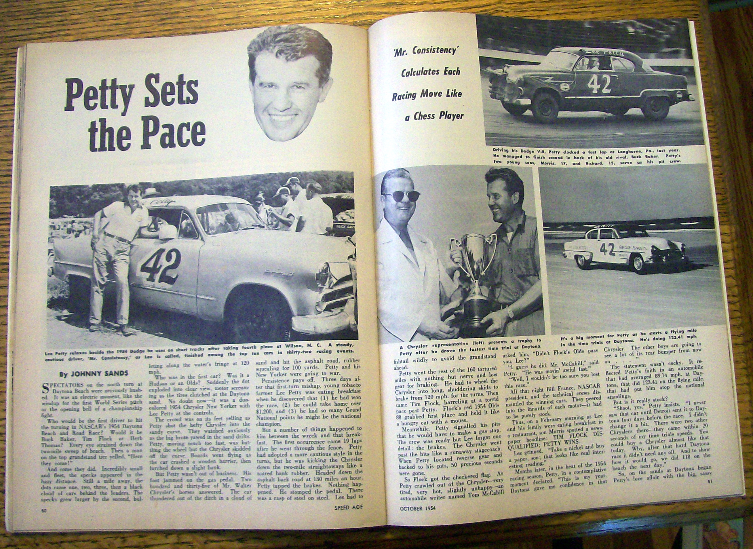 Speed Age October 1954 Betty Skelton:95 Pound Bombshell
