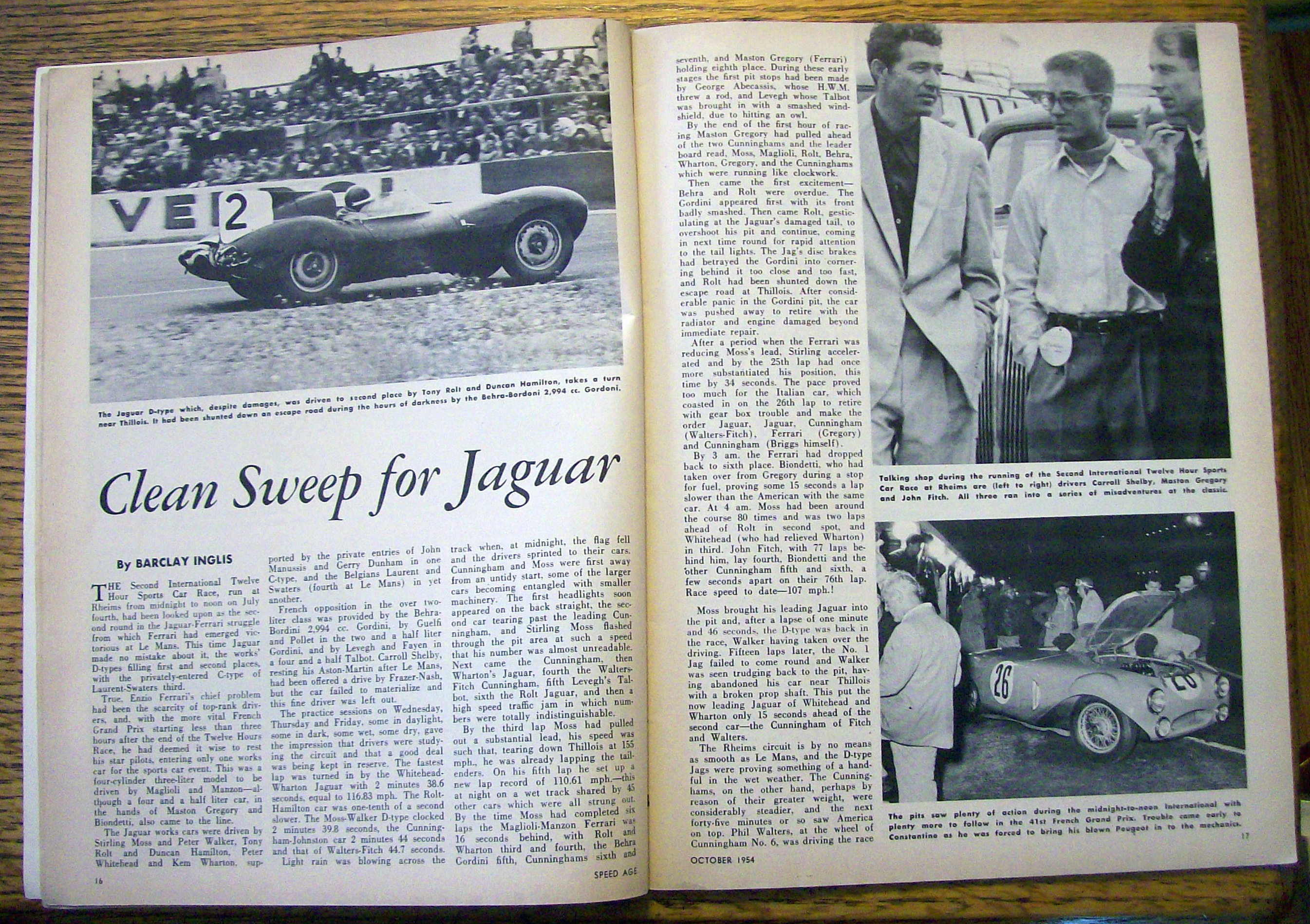 Speed Age October 1954 Betty Skelton:95 Pound Bombshell