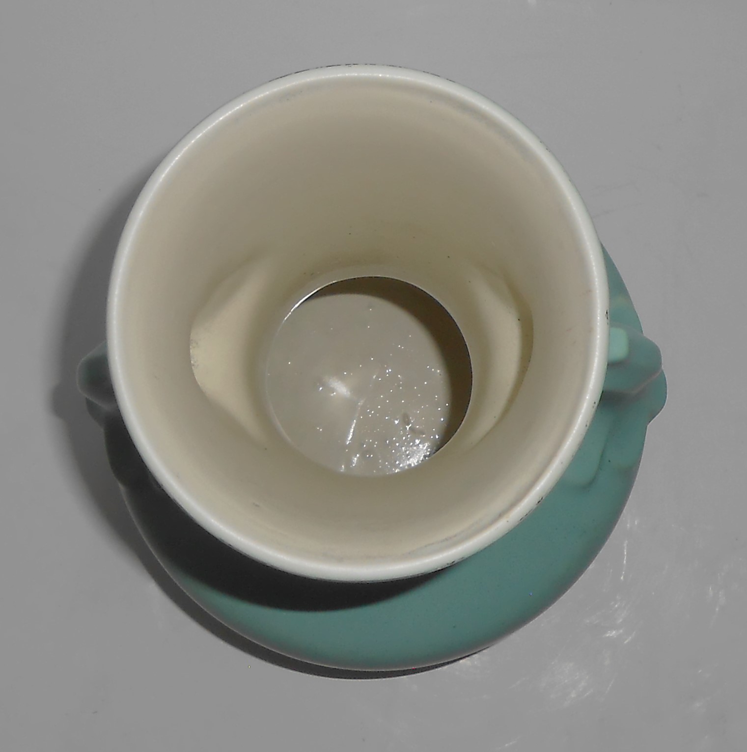Coors Art Pottery Matte Green / Matte White Denver #31