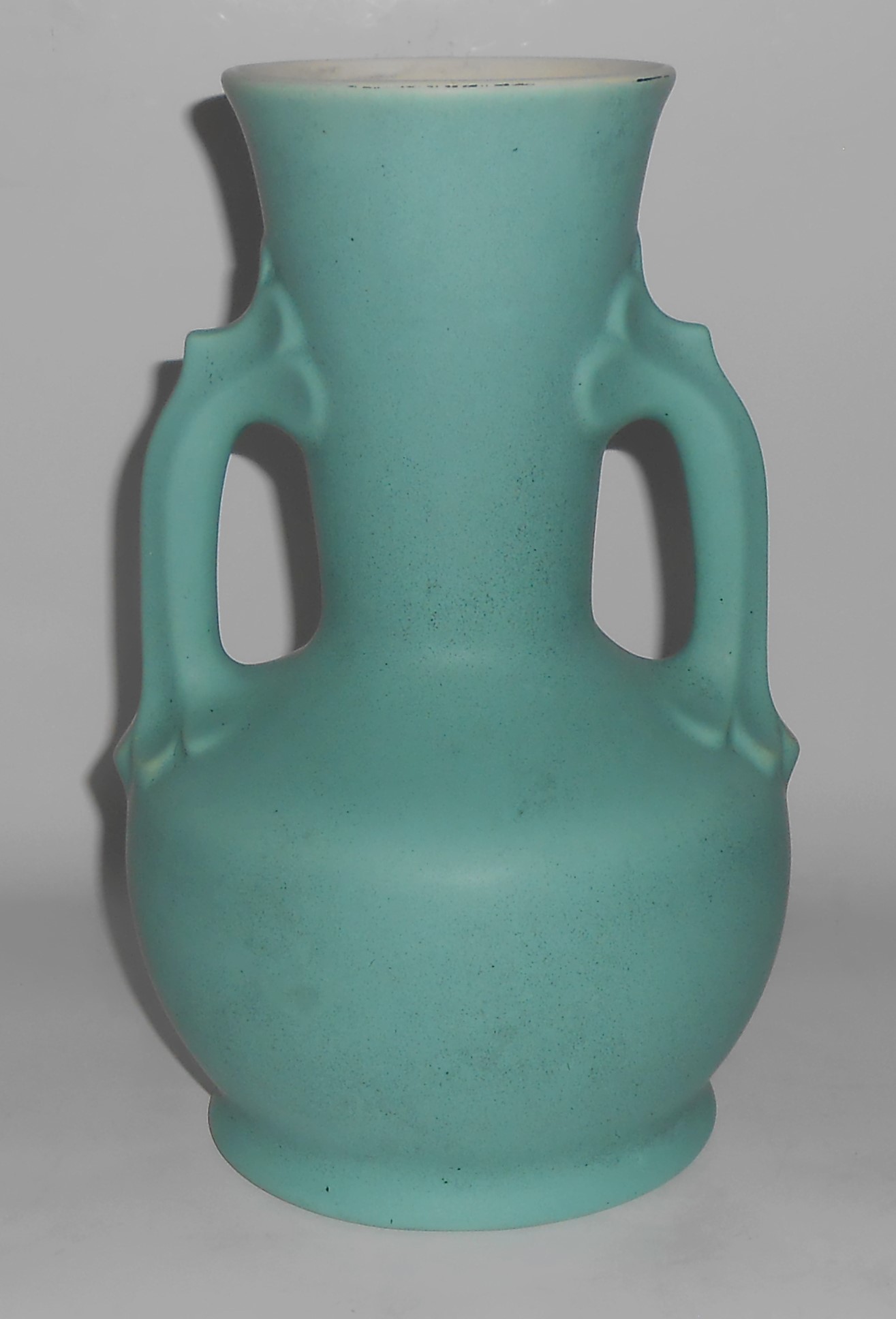 Coors Art Pottery Matte Green / Matte White Denver #31