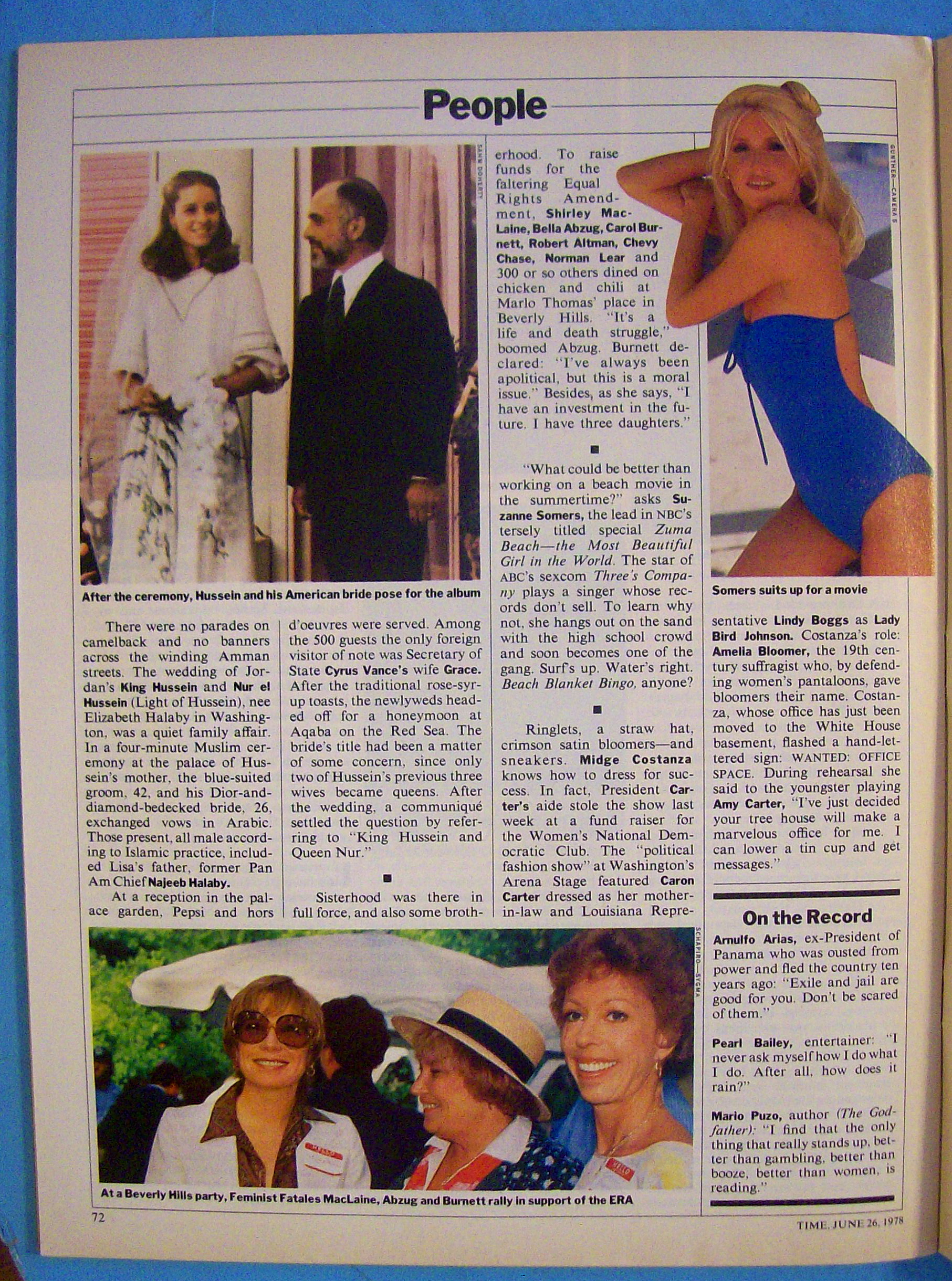 Time Magazine June 26, 1978 Women In Sports