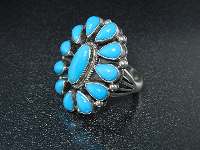 Paul Livingston Sterling Silver Sleeping Beauty Turquoi