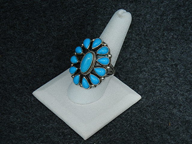 Paul Livingston Sterling Silver Sleeping Beauty Turquoi