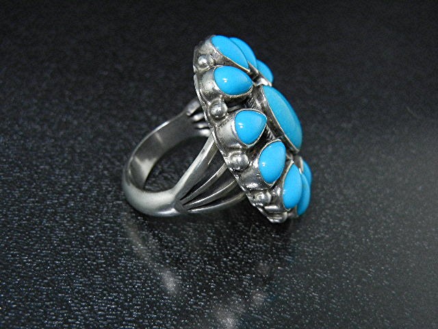 Paul Livingston Sterling Silver Sleeping Beauty Turquoi