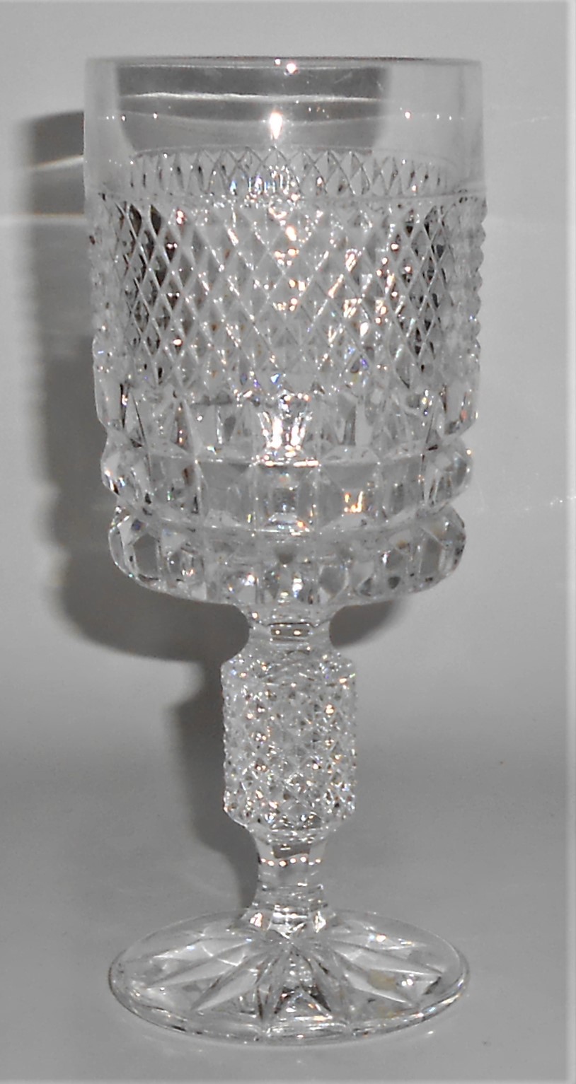 West Germany Lead Crystal Wine Glass