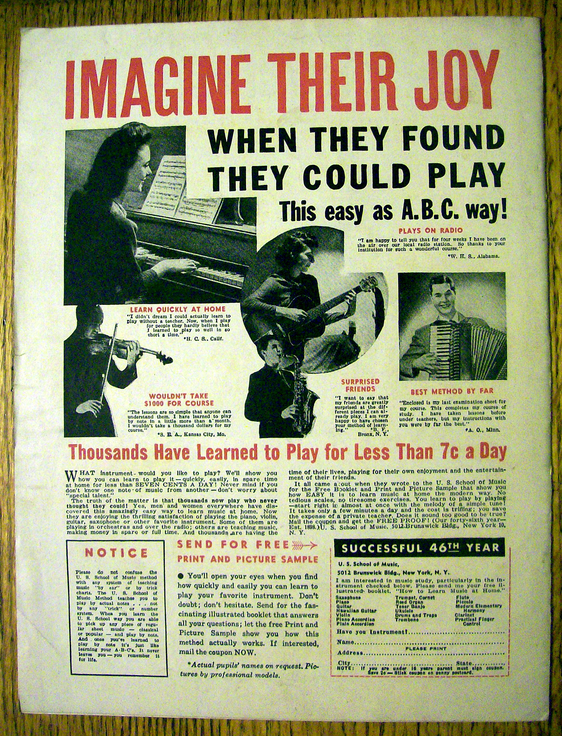 Song Parade Magazine December 1944 June Allyson