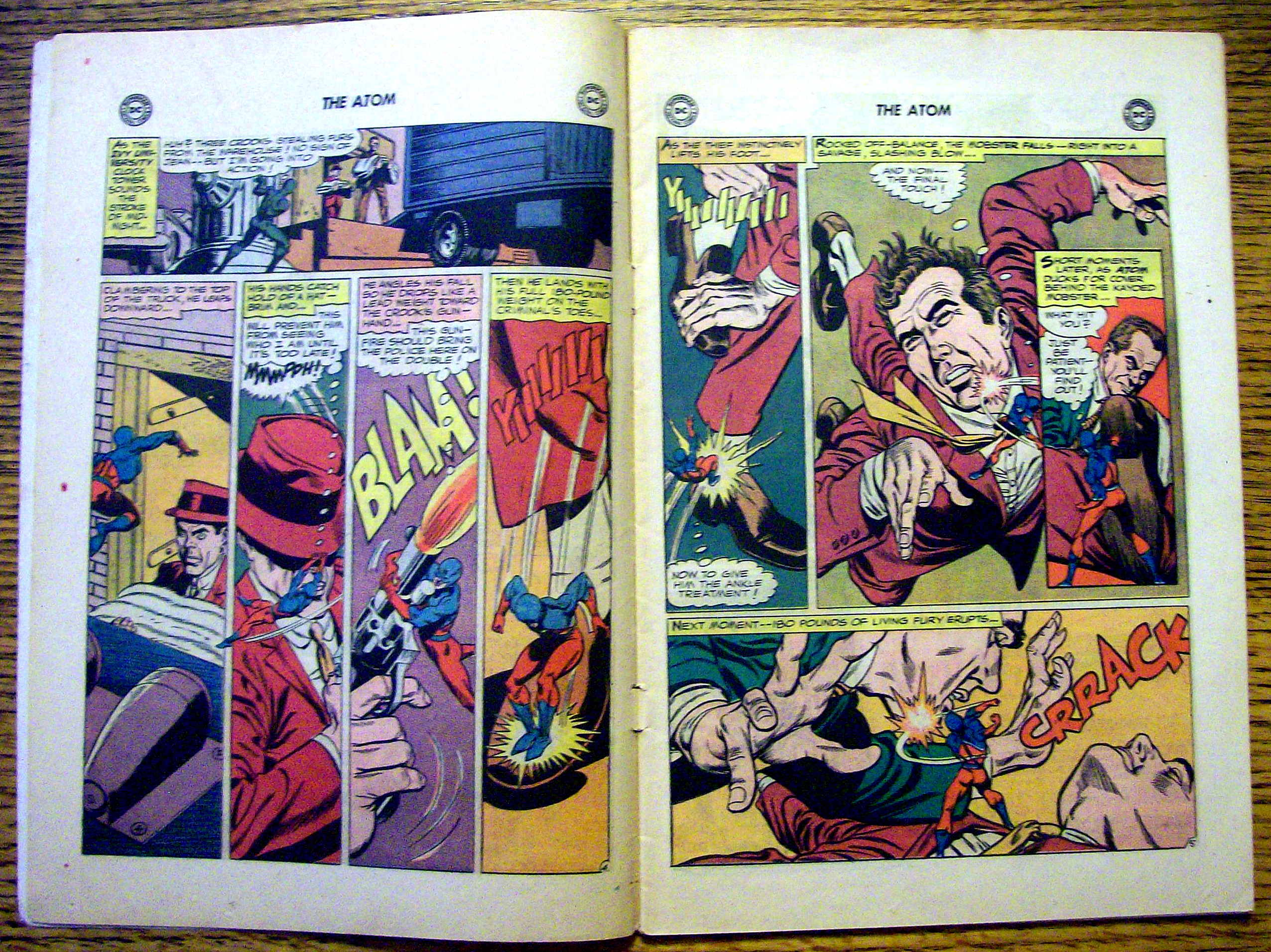 Atom Comic #17 March 1965 Case Of The Hooded Hijackers