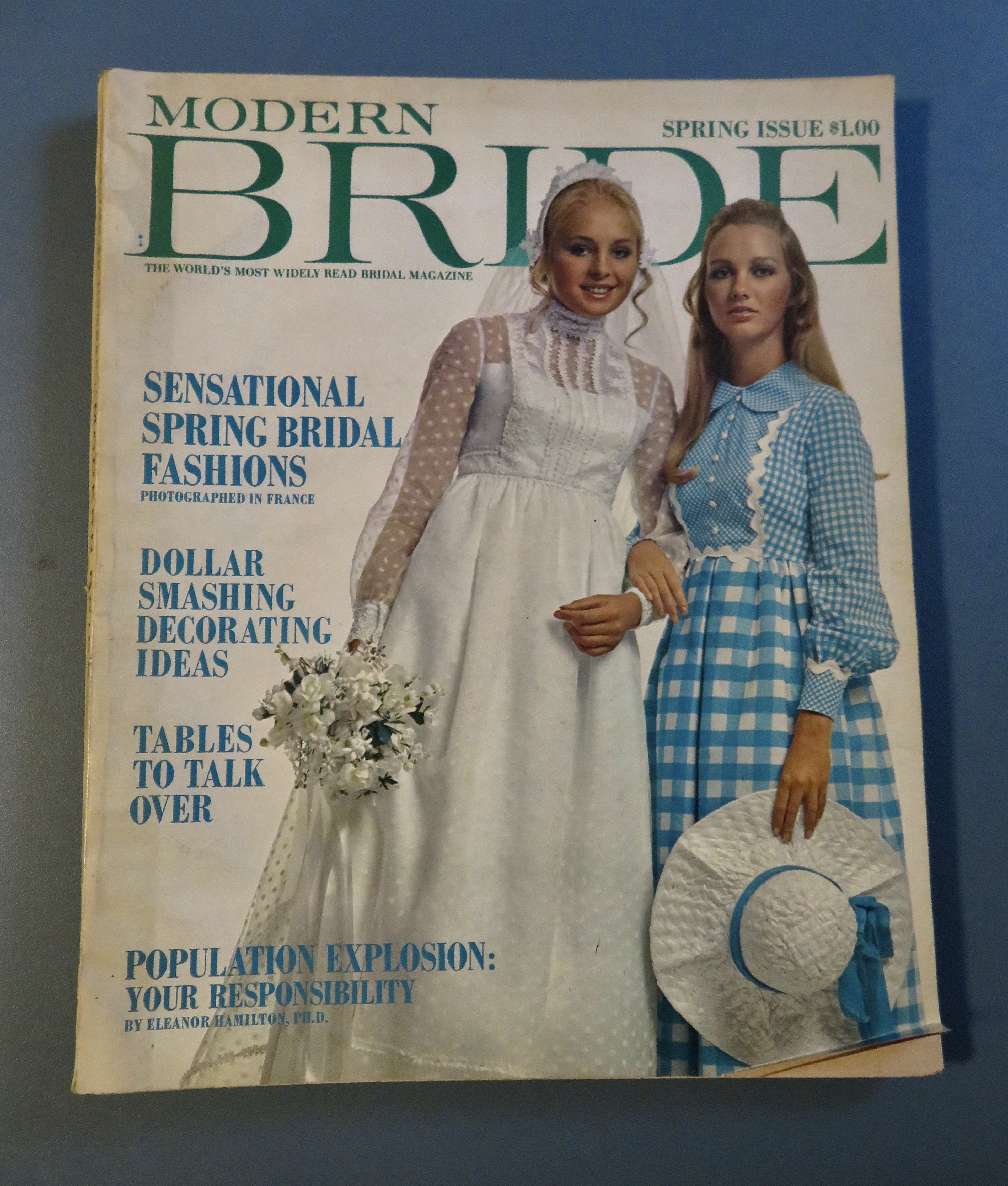 Modern Bride Magazine February/March 1971 Fashions