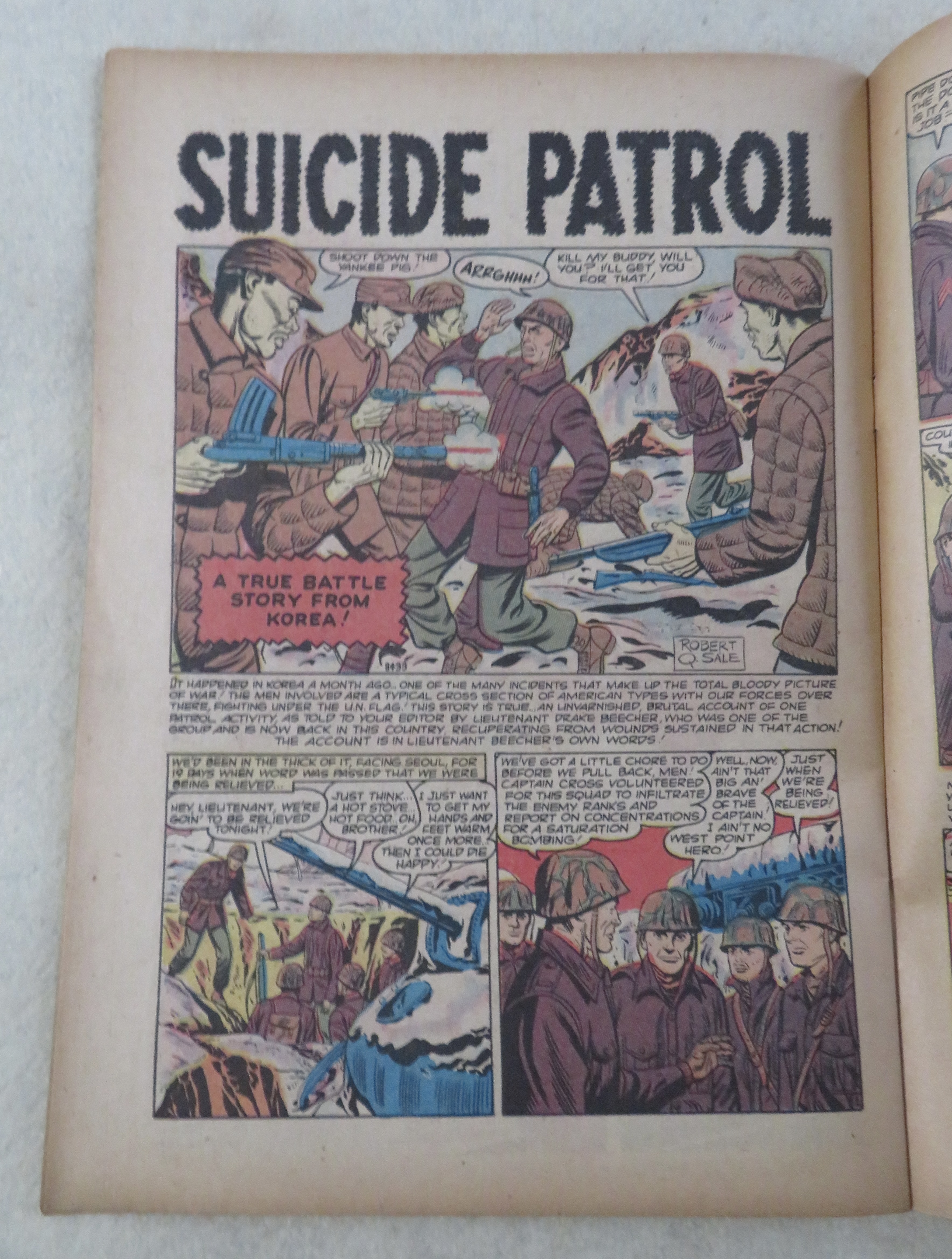 Battle Comic September 1951 Suicide Patrol